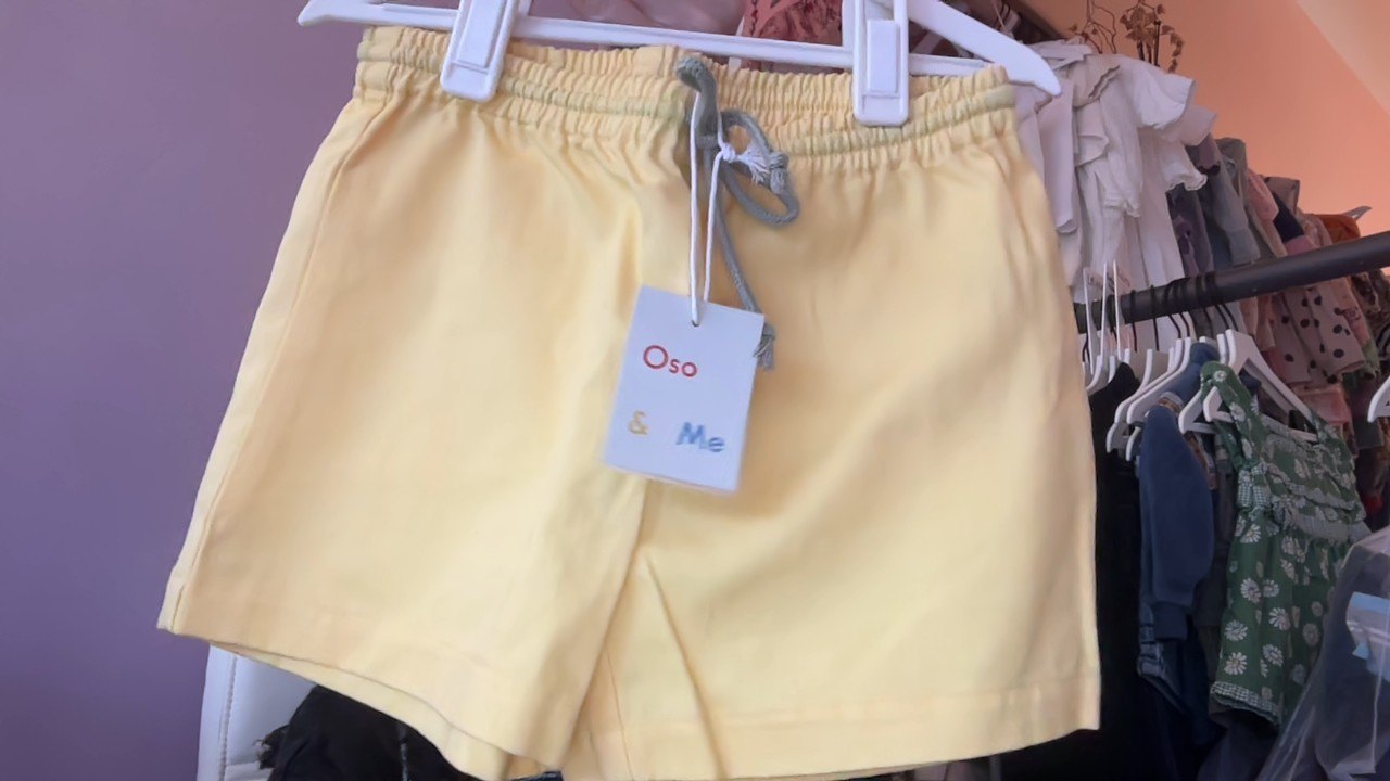 NWTs Oso & Me Pale Yellow Shorts / 6