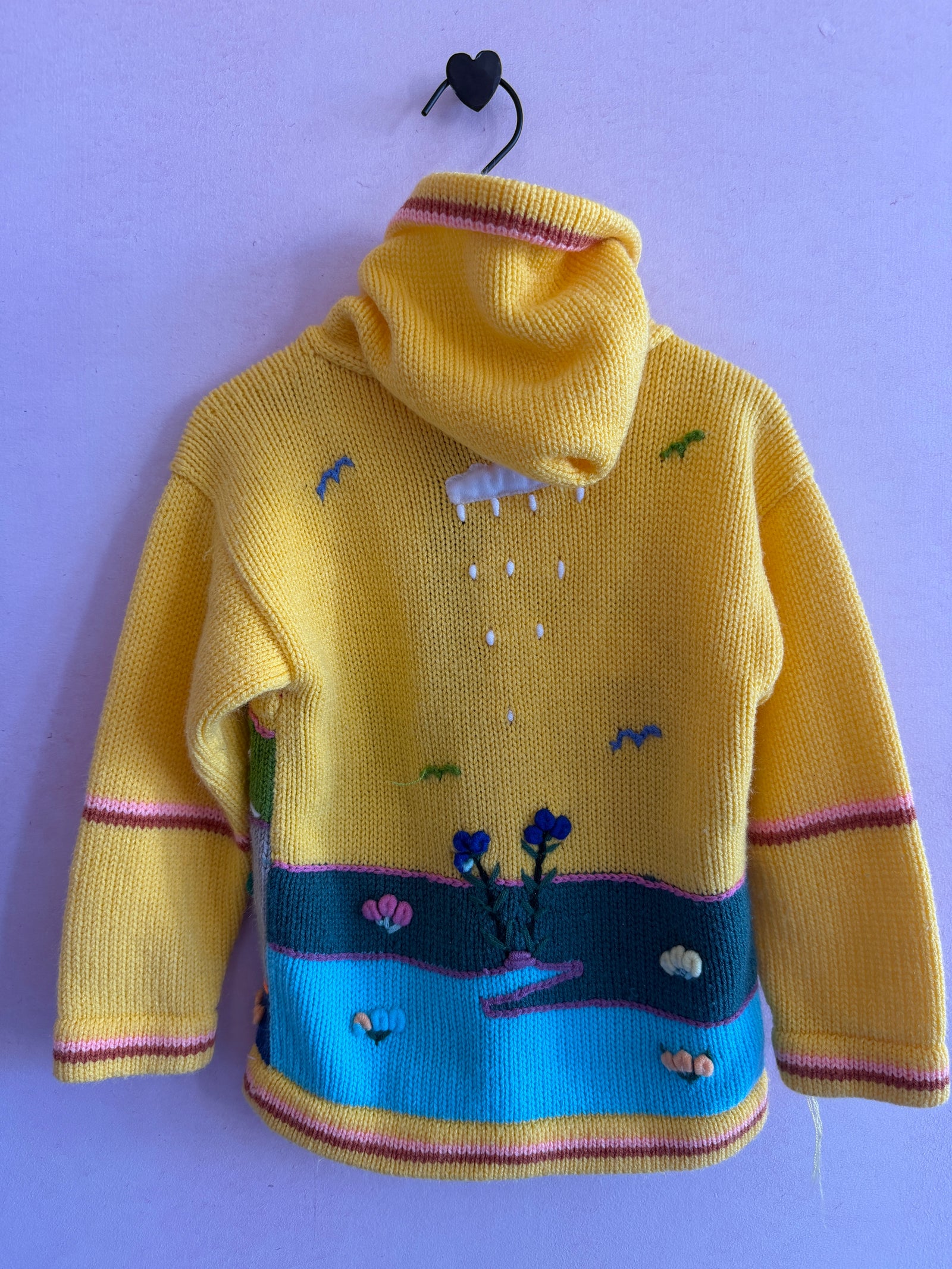 Peruvian Llama Bright Butter Yellow Sweater / 5T