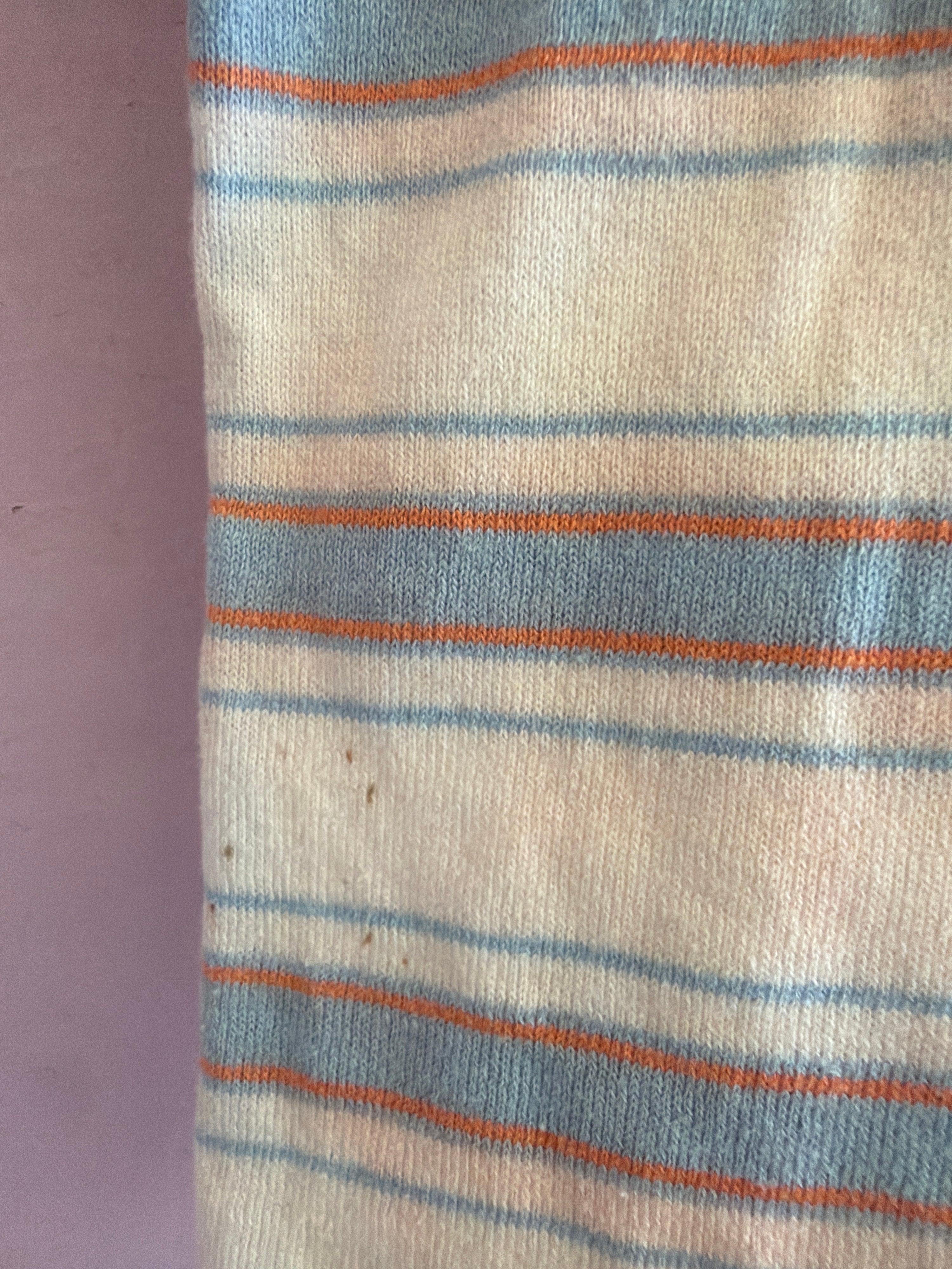 Vintage 70s Stripe S.S Kresge Company Durene Cotton Tank Top / 2T