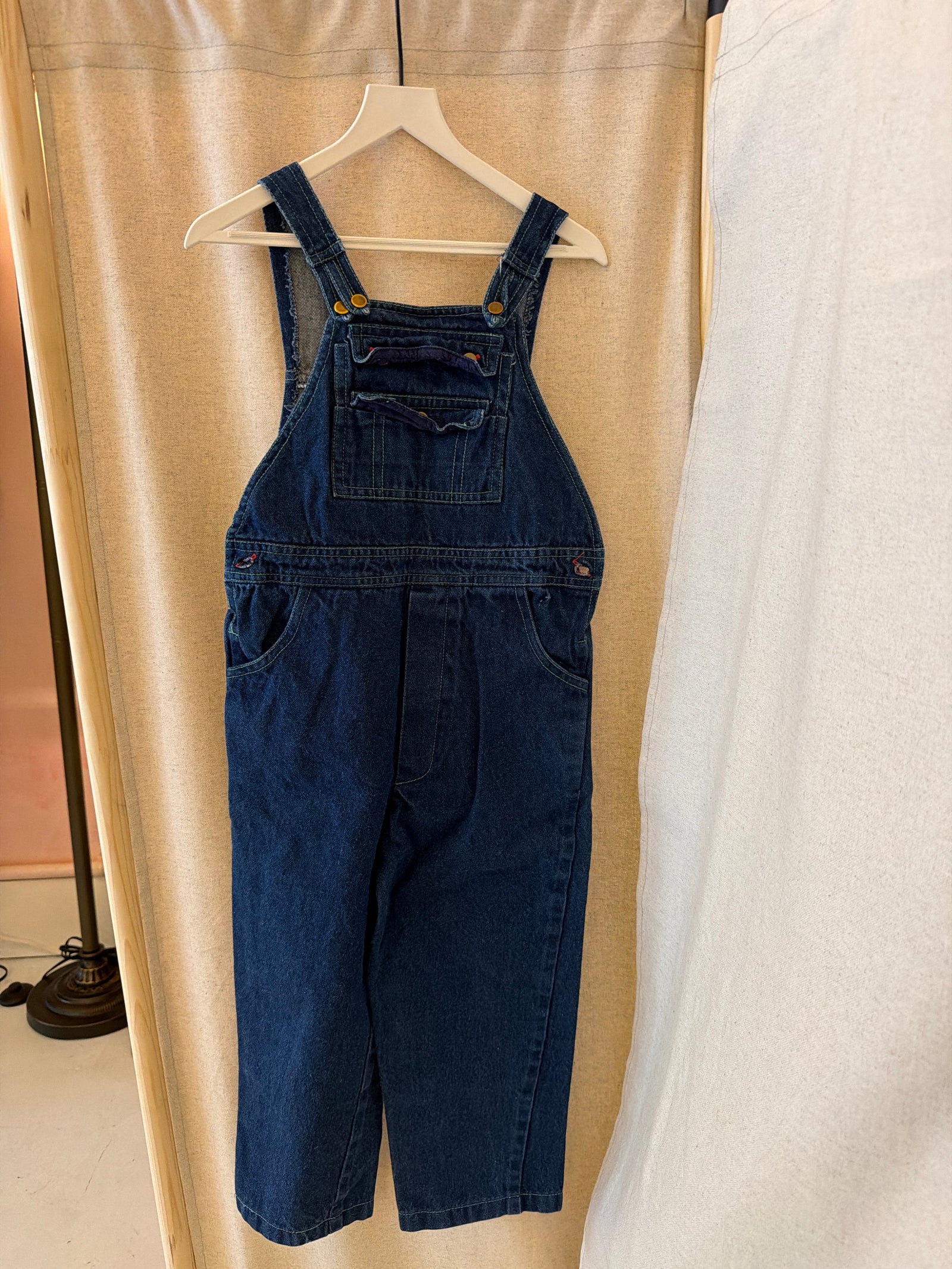 vintage 'Popsicle' Contrast Stitch Jumpsuit / 4T