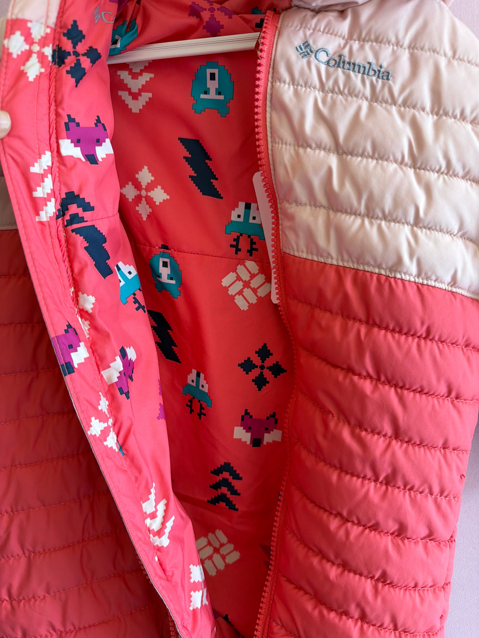 Columbia Infant Powder Lite™ Reversible Bunting Pinks Fox  / 12-24 months