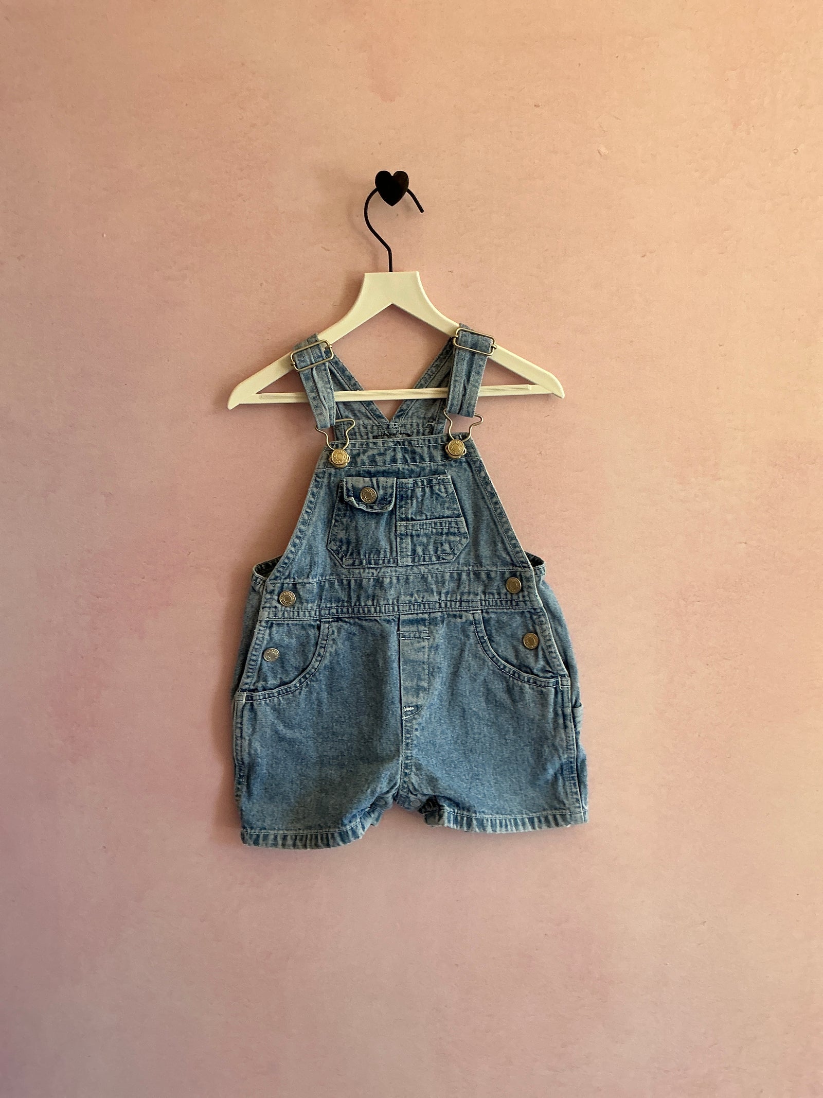 vintage baby gap overall shorts  / 6-12 months