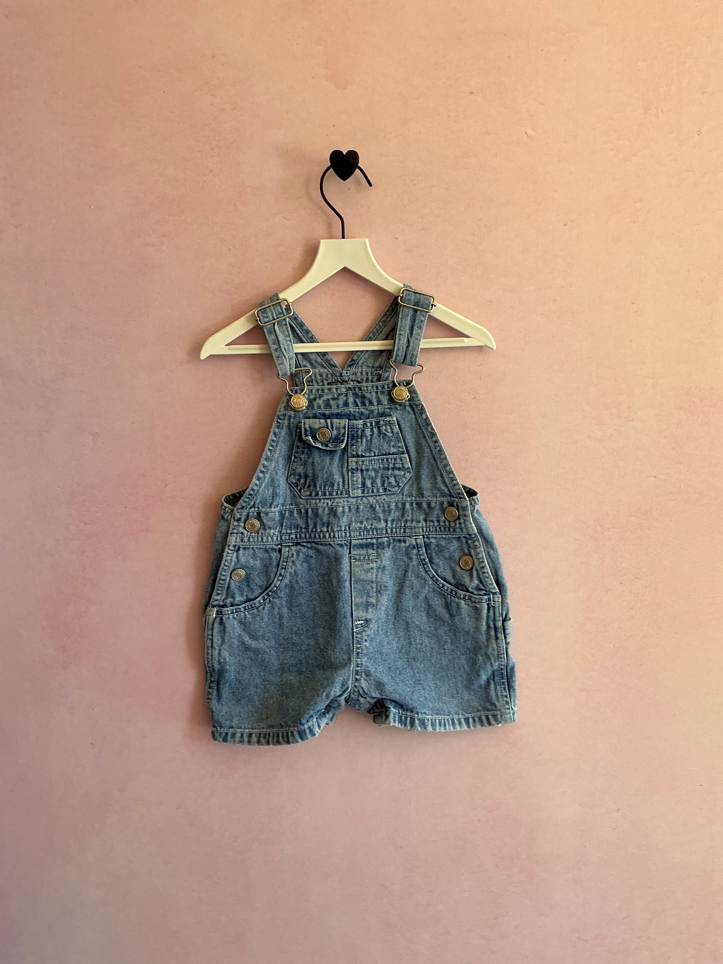 vintage baby gap overall shorts  / 6-12 months
