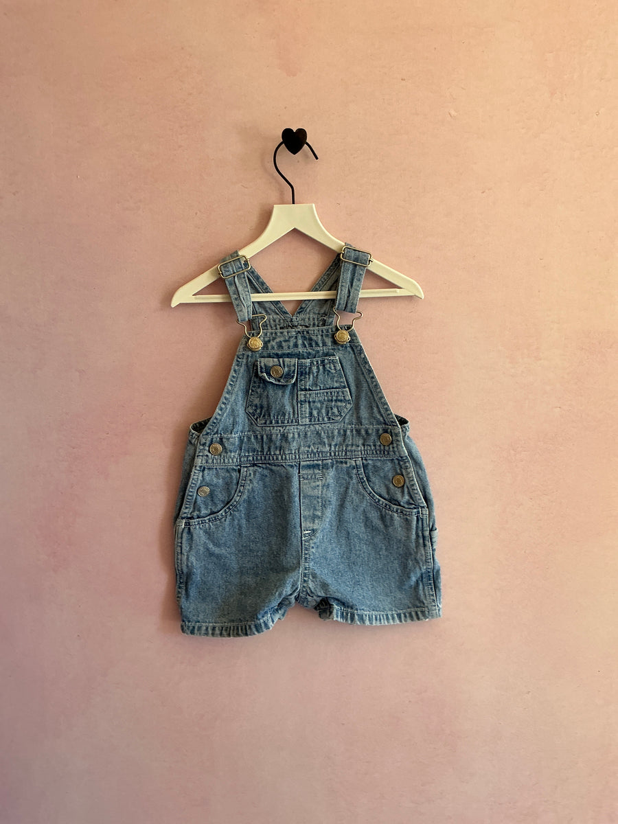 vintage baby gap overall shorts  / 6-12 months