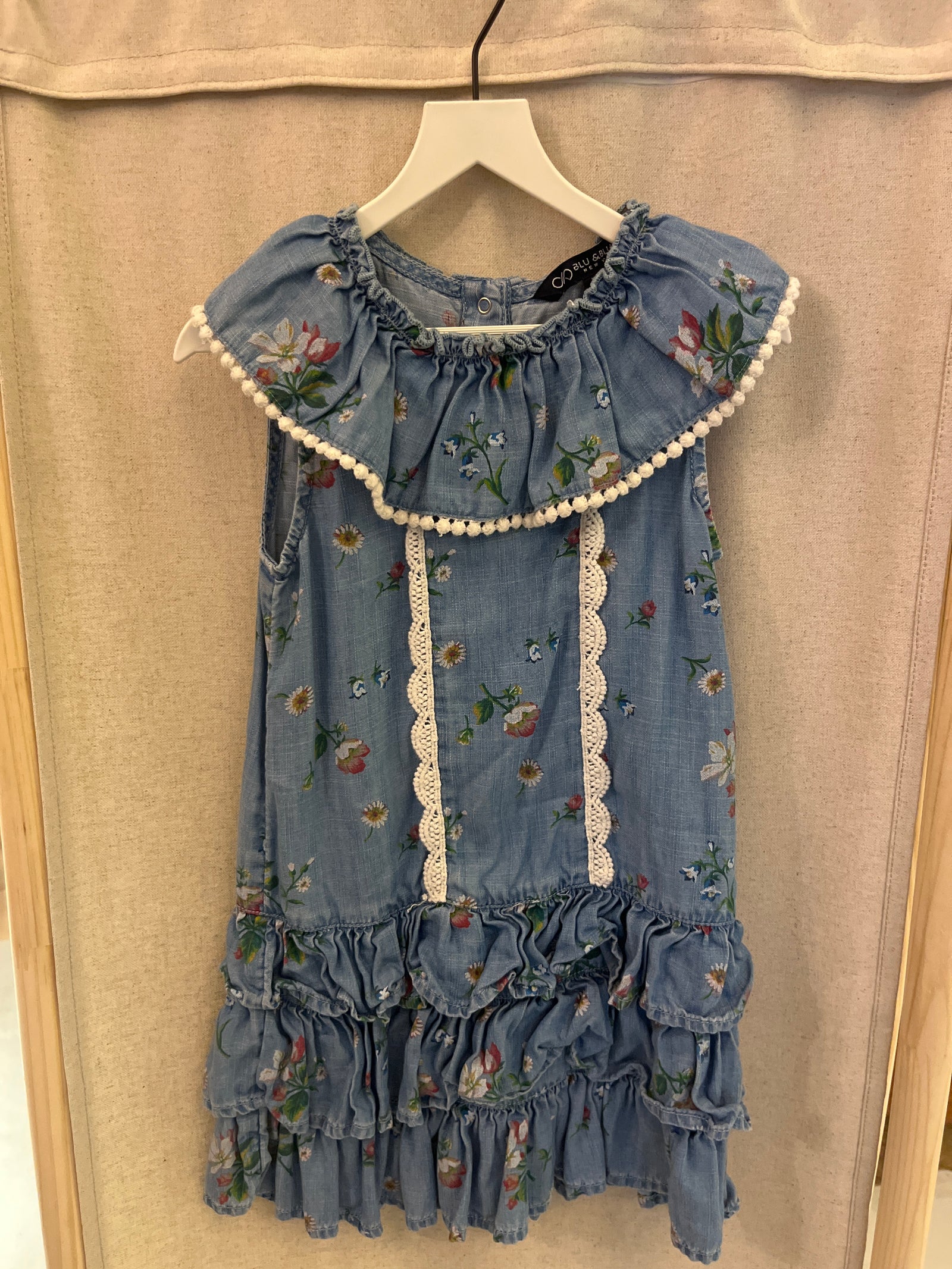 Blu & Blue New York Painted Flowers Dress / 4T