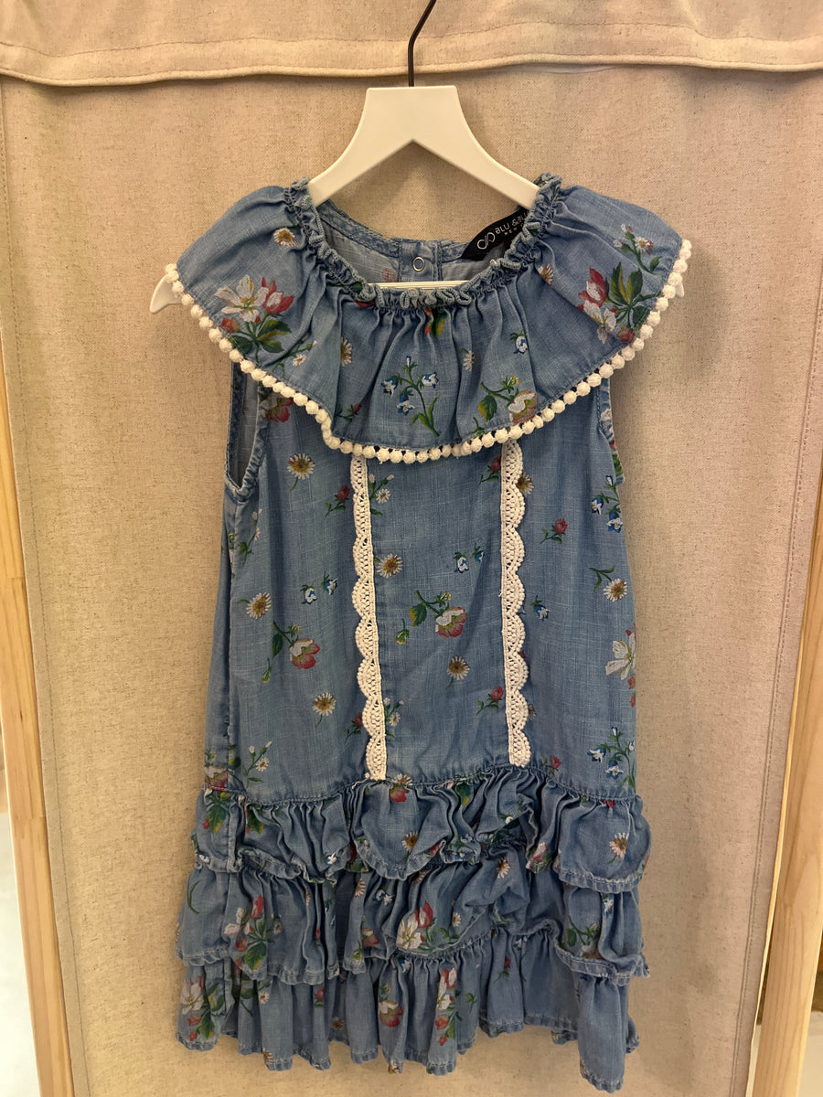 Blu & Blue New York Painted Flowers Dress / 4T