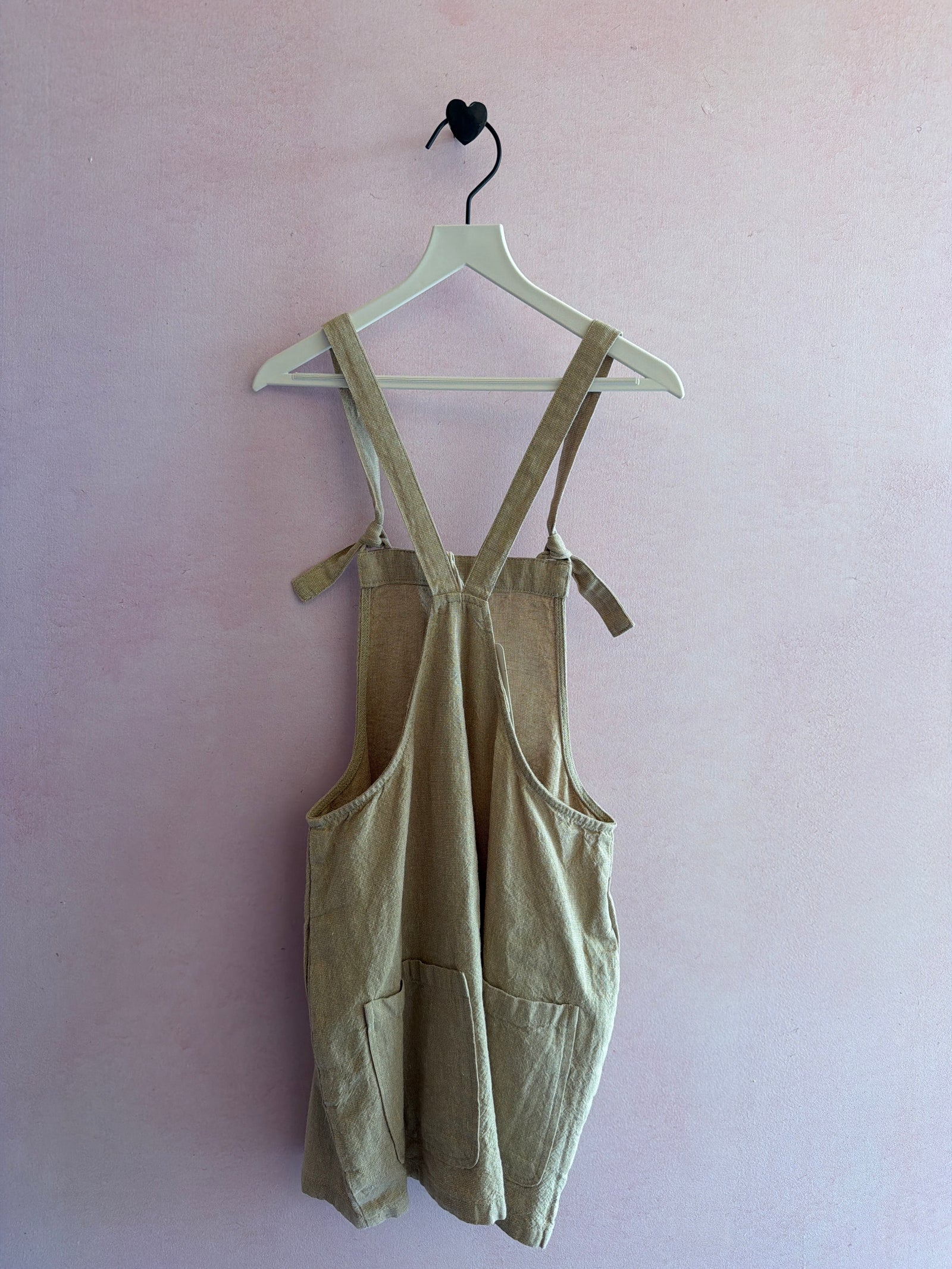 Rylee & Cru Linen Short Romper / 8-9