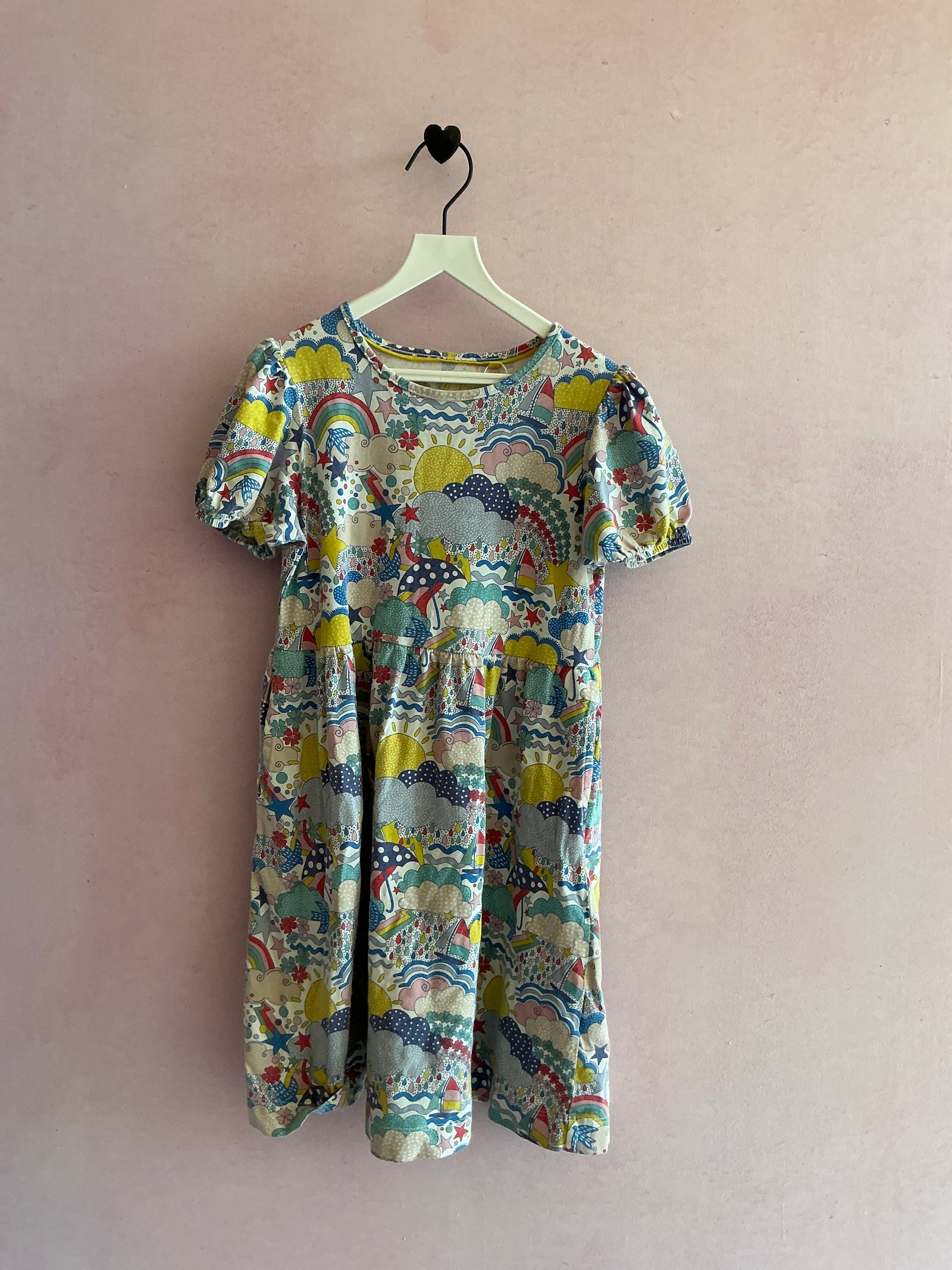 Mini Boden Retro weather pattern Dress / 7-8