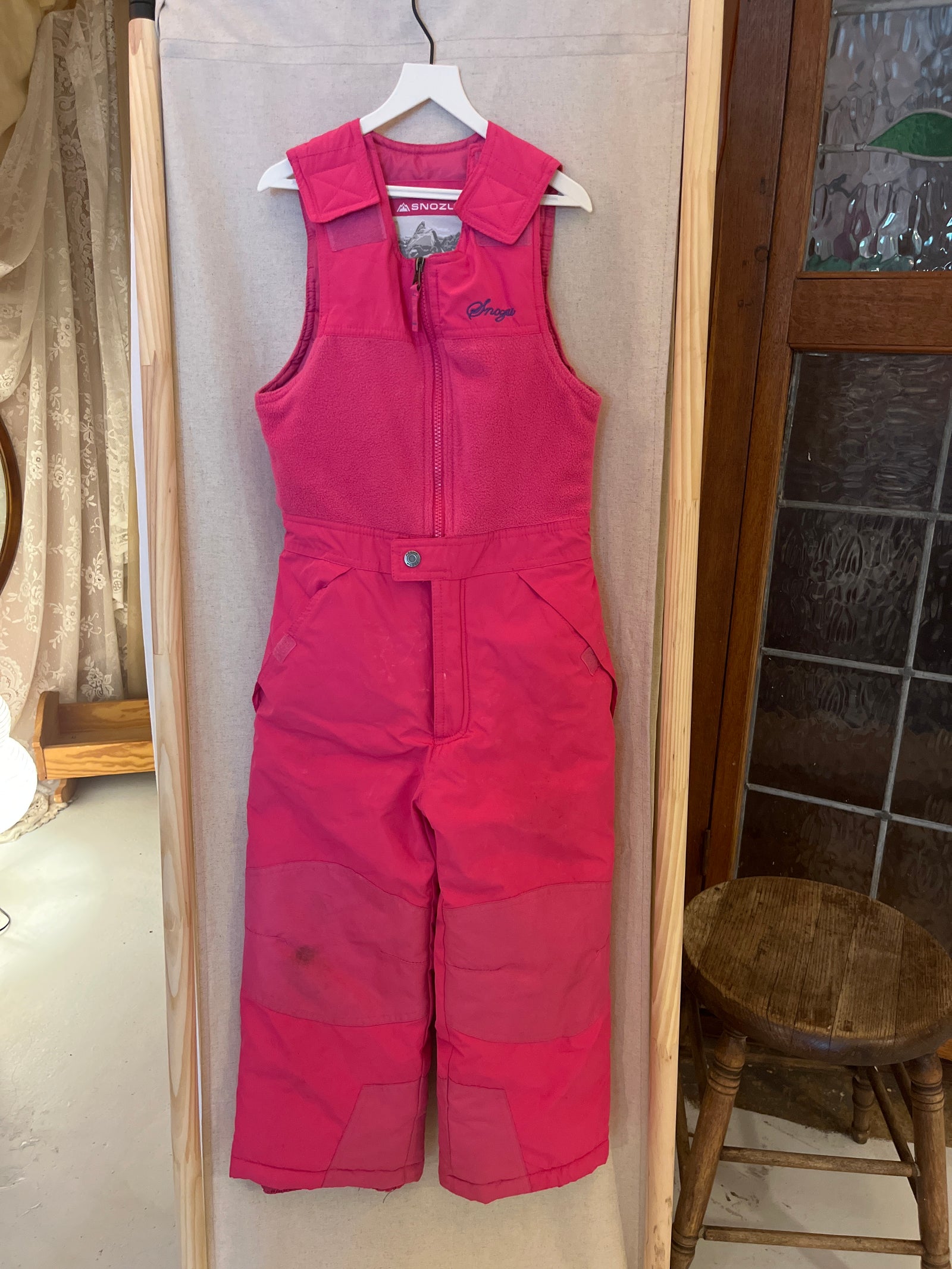 Snozu Pink Snow Bib / 6