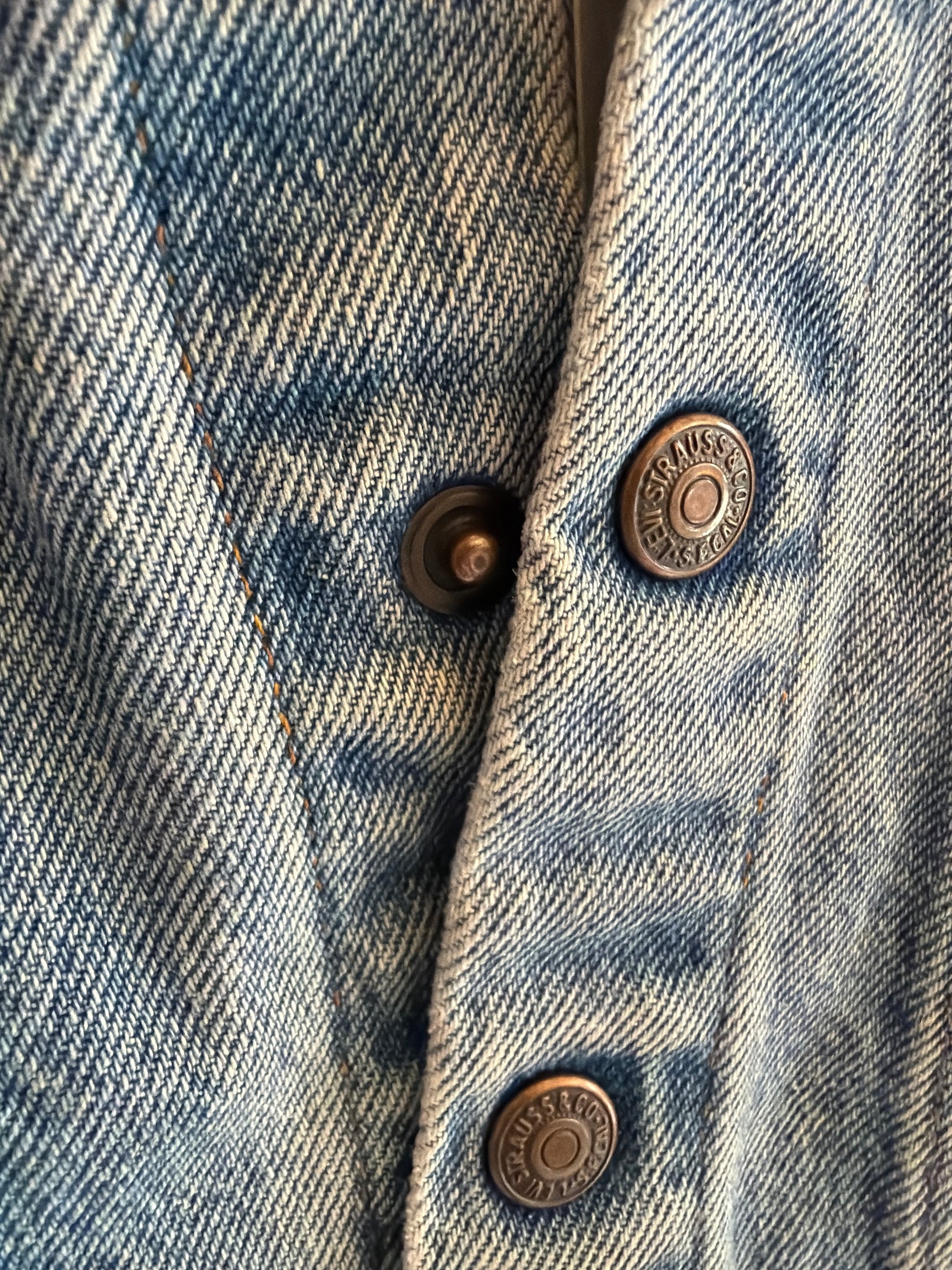 vintage September 1992 Levi's Blue Denim Jacket / 6