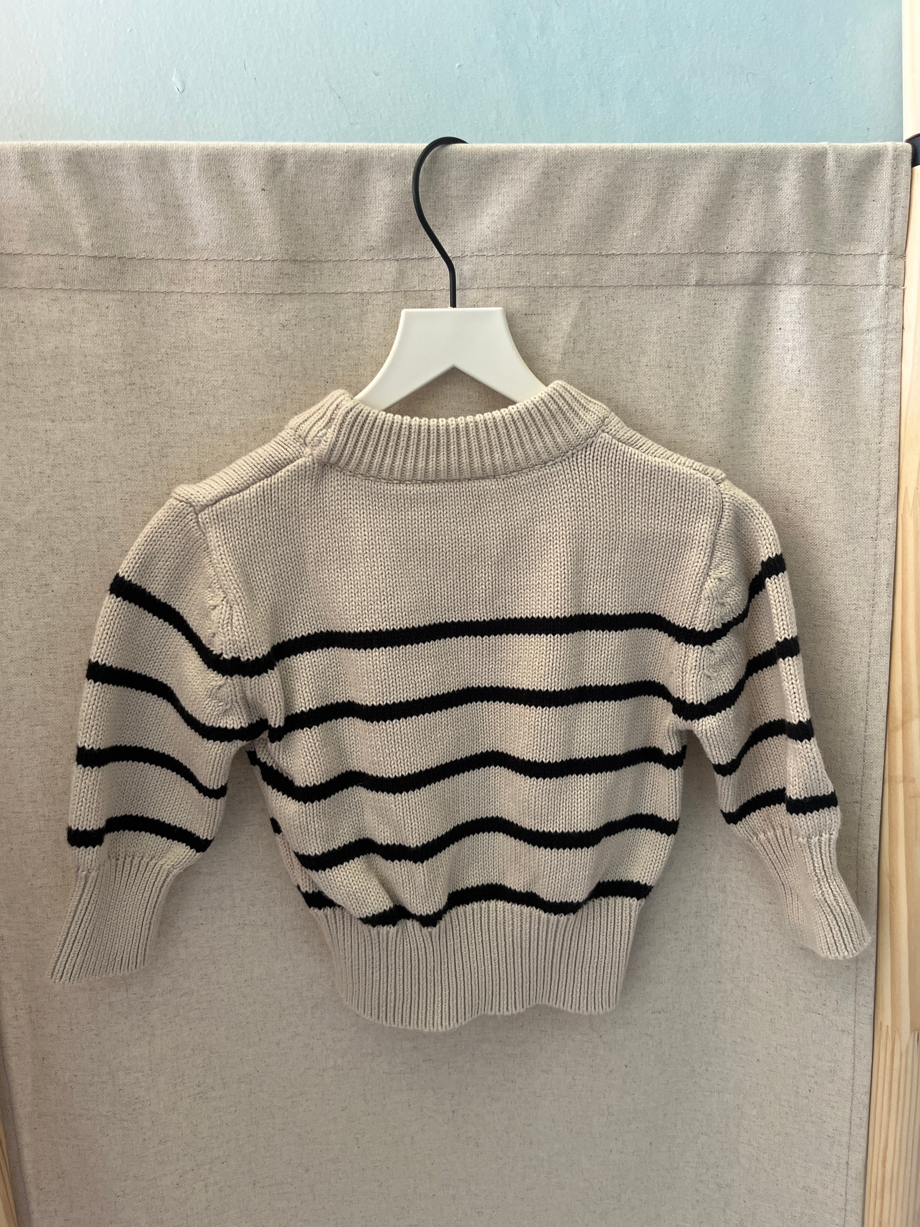 Little Bipsy Knit Pinstripe Sweater / 3-6 months