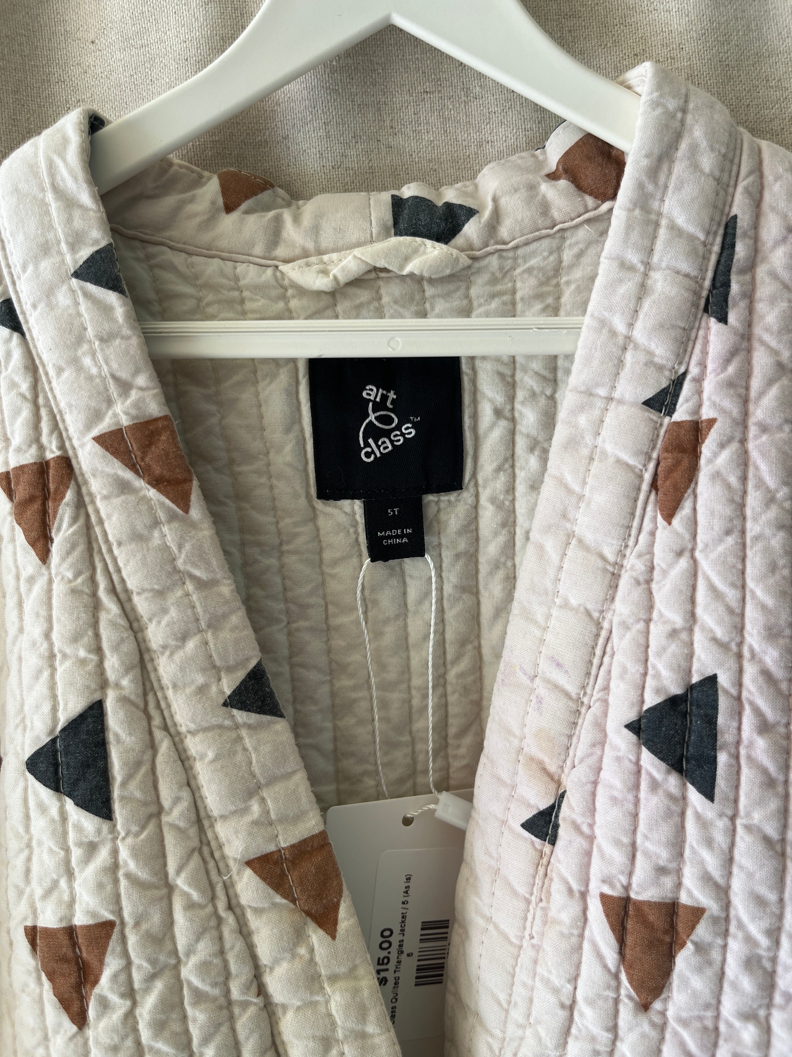 art class Quilted Triangles Jacket / 5 (As is)