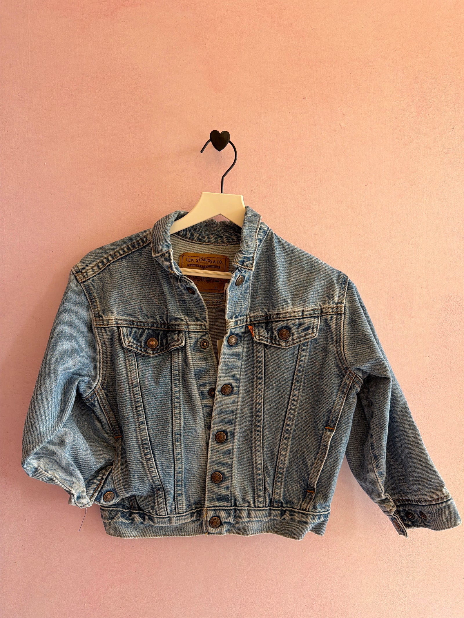 vintage September 1992 Levi's Blue Denim Jacket / 6