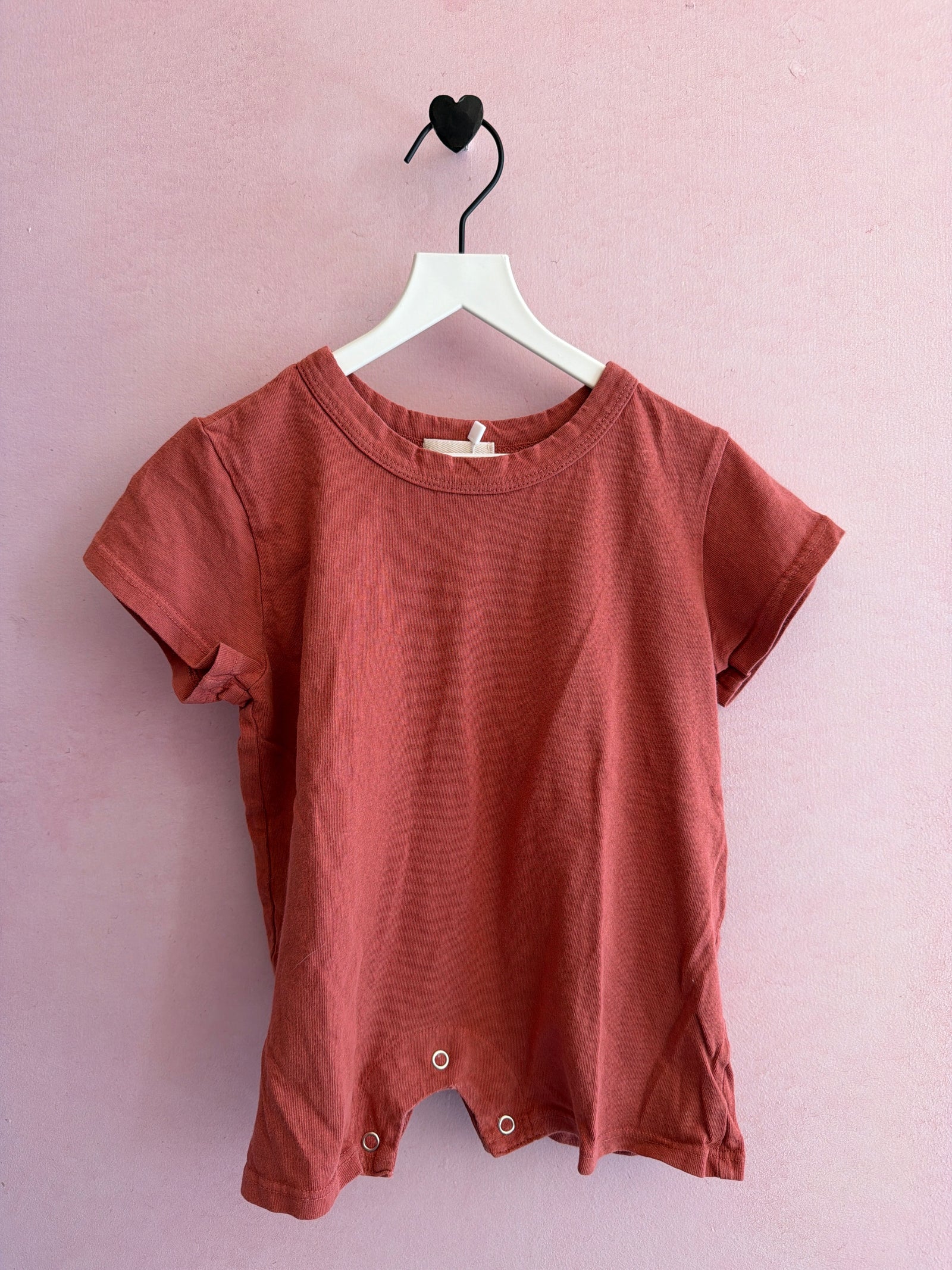 Roux Rust Short Romper / 6-12 months