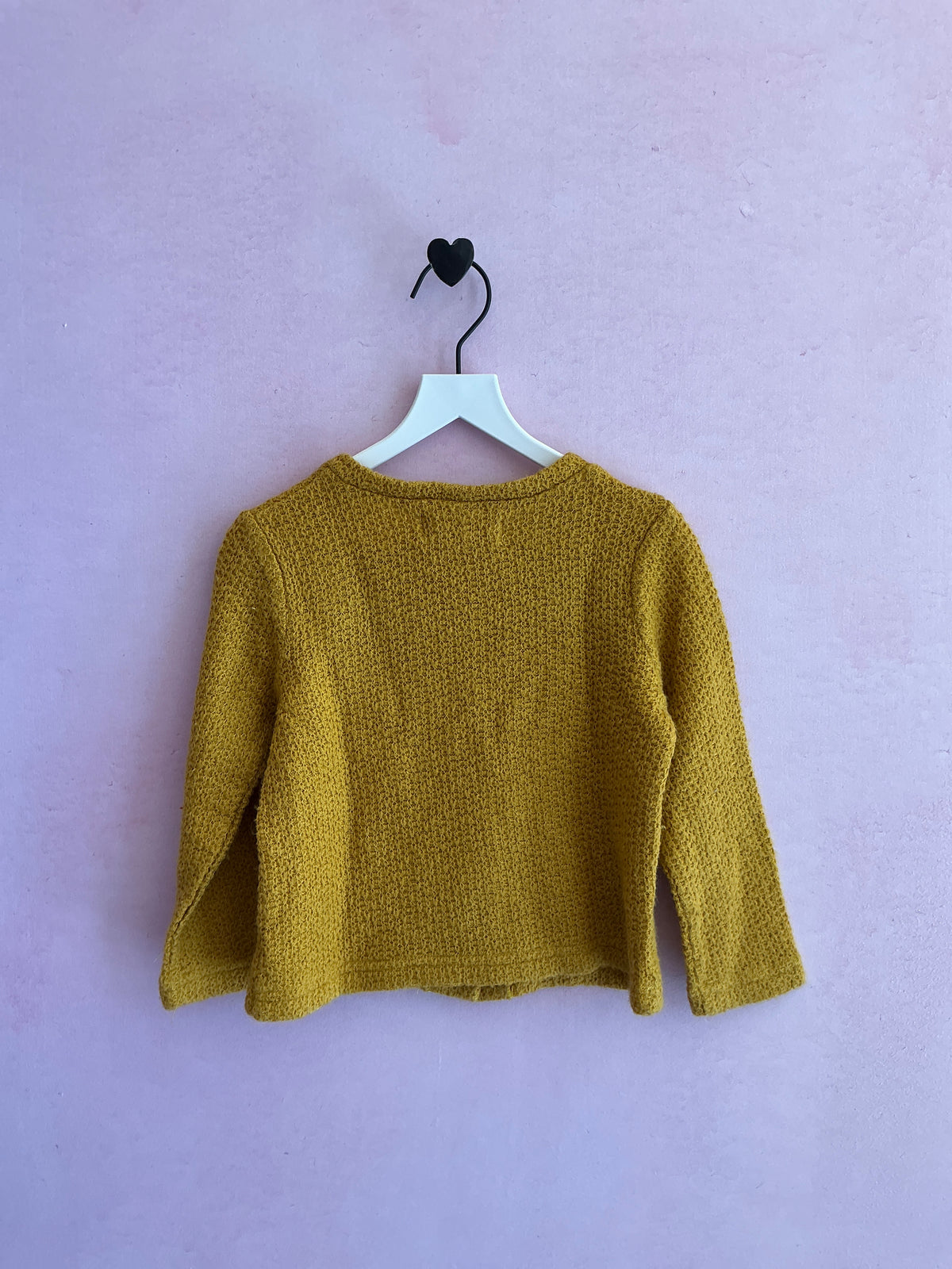 siaomimi Mustard Cardigan Sweater / 3T