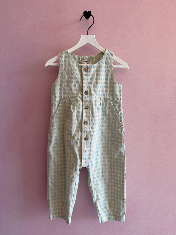 1 + in the Family Sleeveless, button up Romper / 18 months