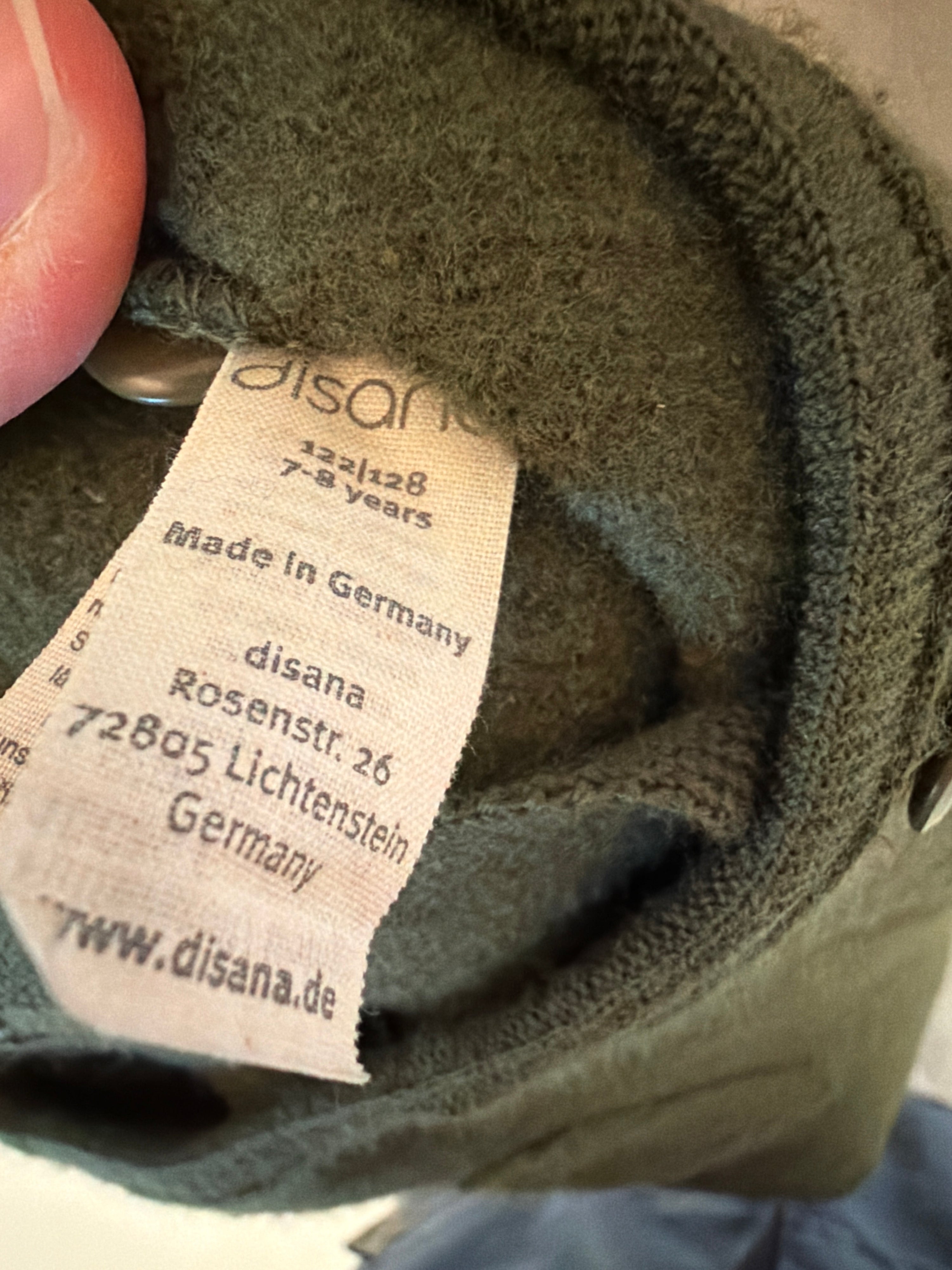 Siskin Kids Pocket Dungarees - Boiled Merino Wool - Seaweed Jumpsuit / 7-8 Years