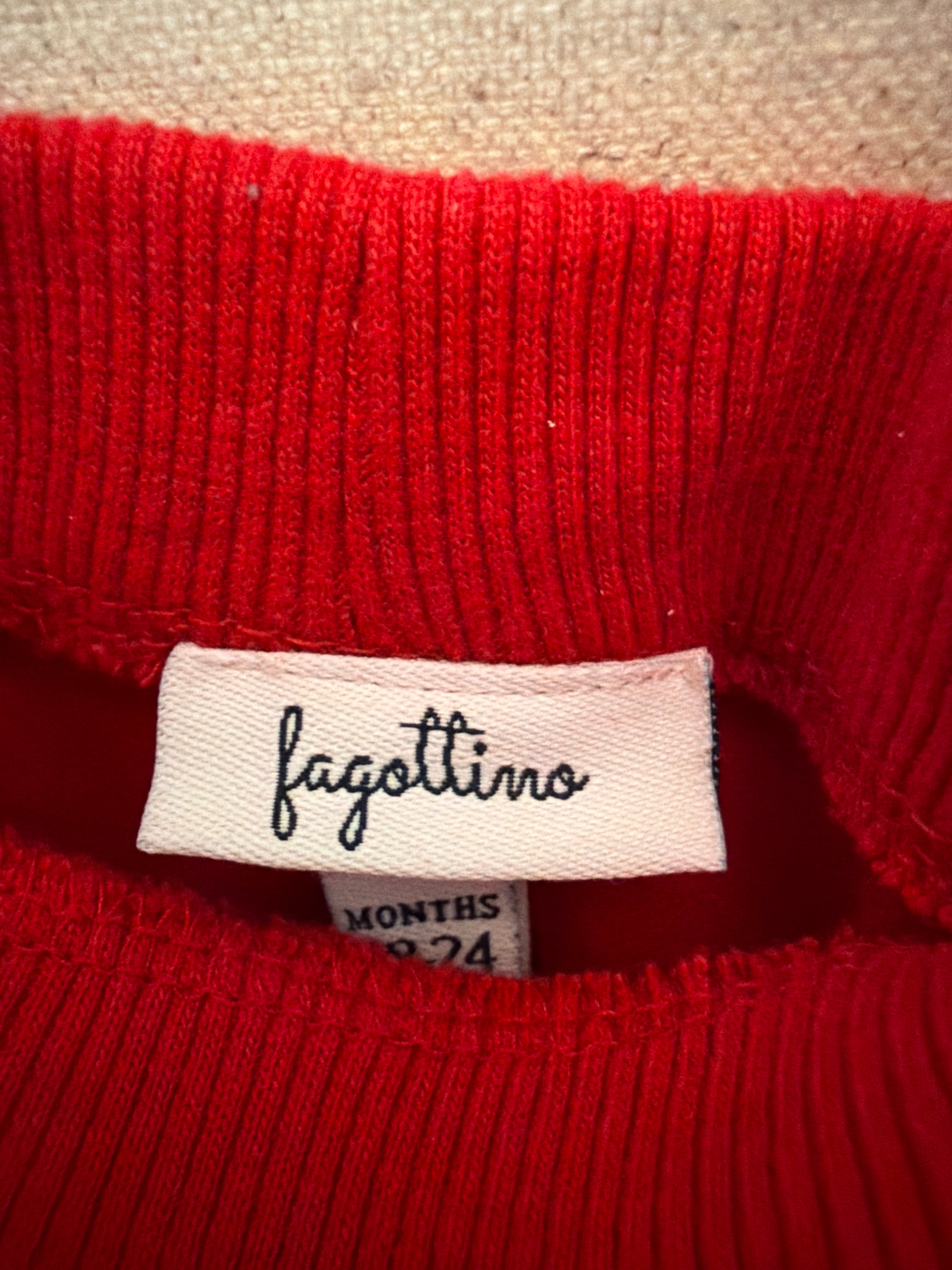 fagottino Red Pants / 18-24 months
