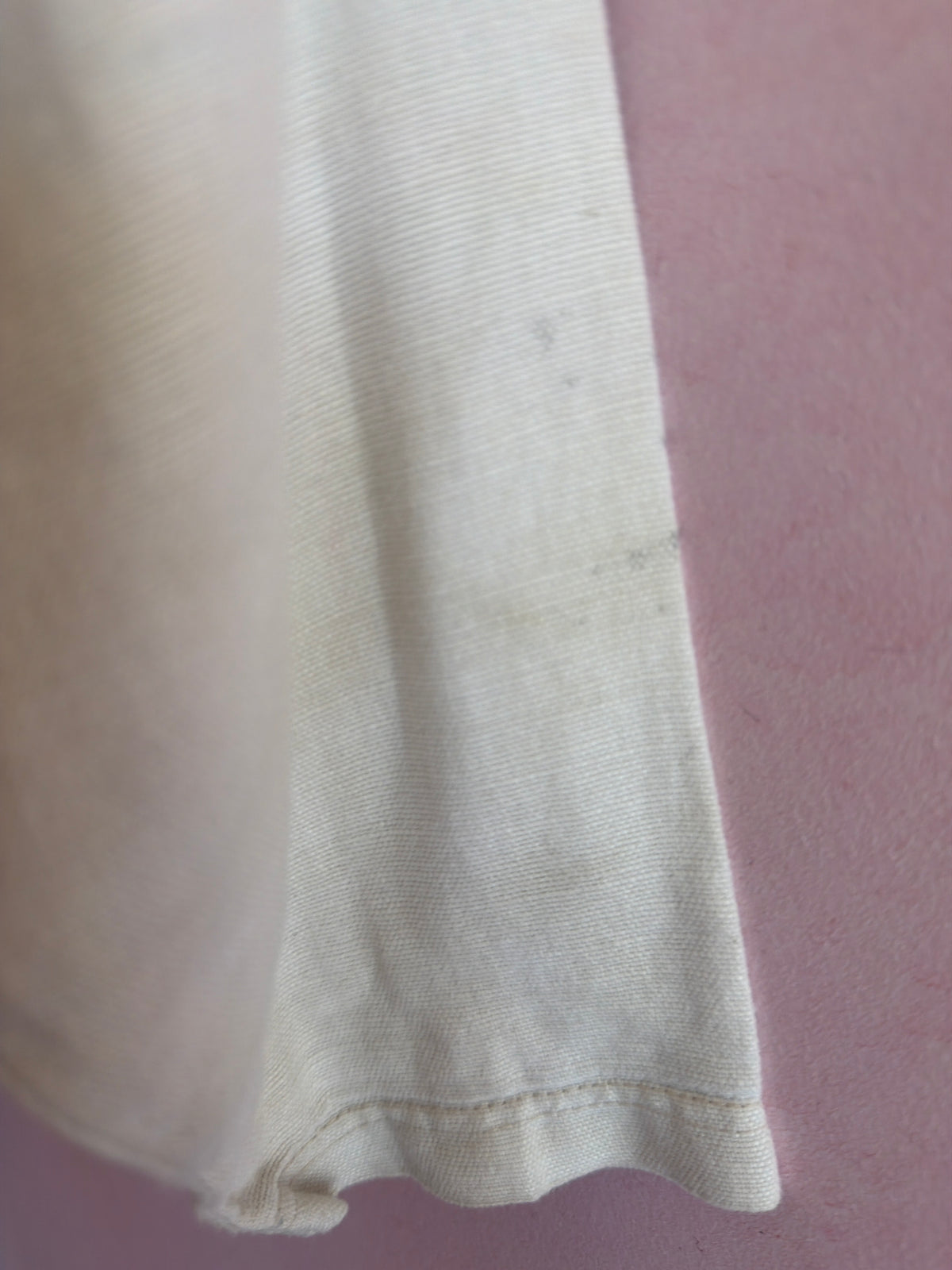 vintage German distressed Cream Trachten Shirt / 5 (perrrfect)