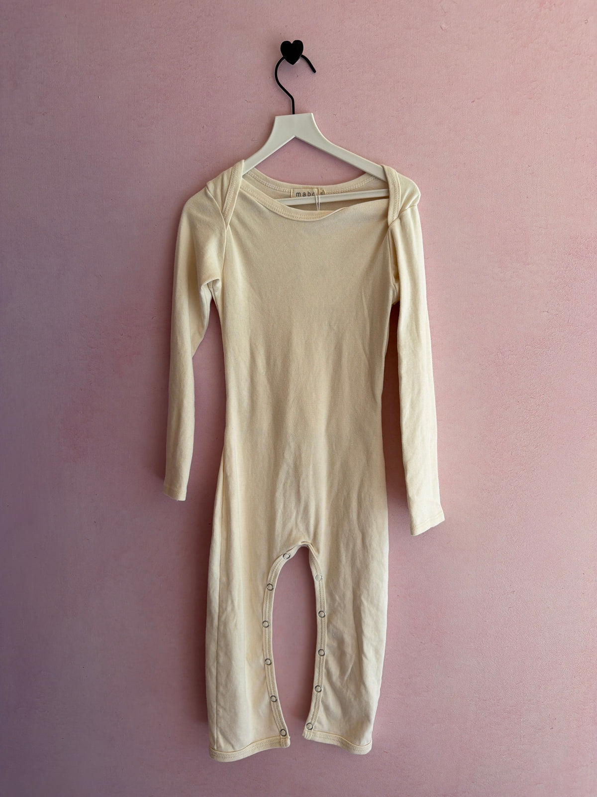 Mabo Off-White Snap Layer / 4-5 years
