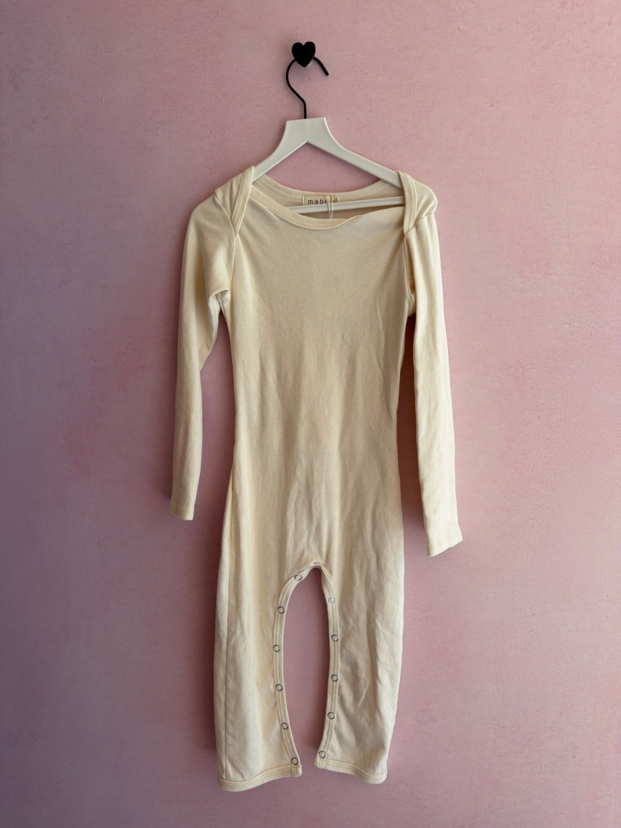 Mabo Off-White Snap Layer / 4-5 years