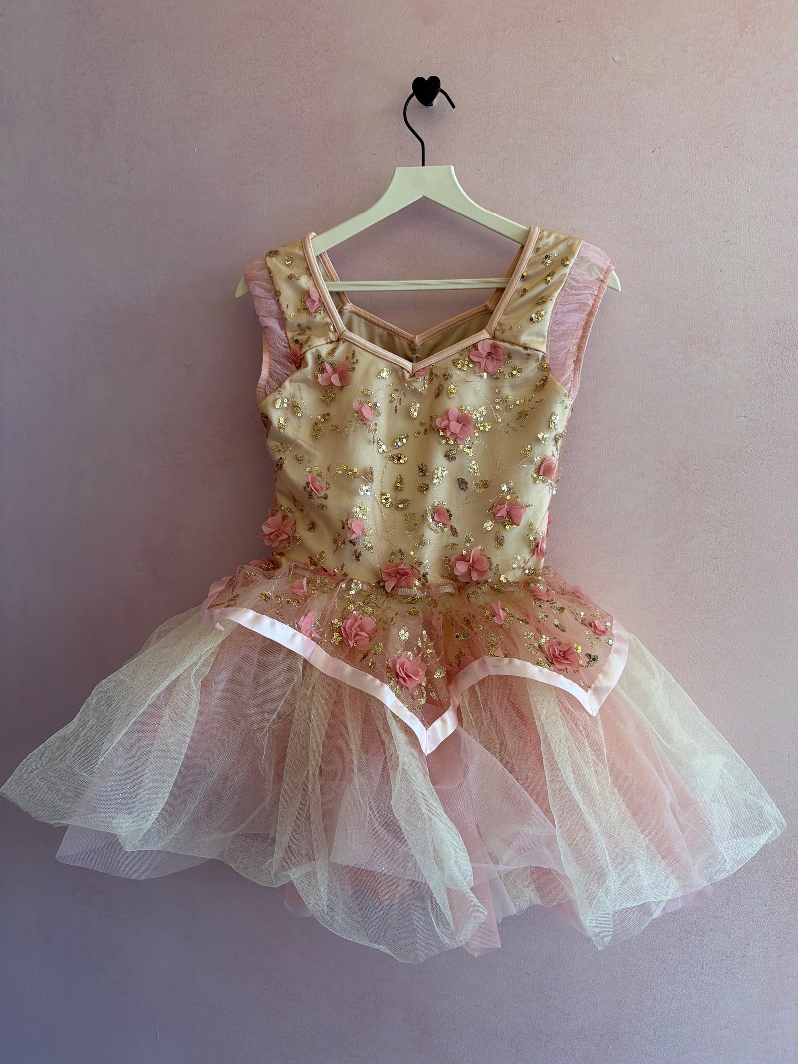 Weissman Girls Floral Ballet Tutu Dress Leotard / Children’s Medium