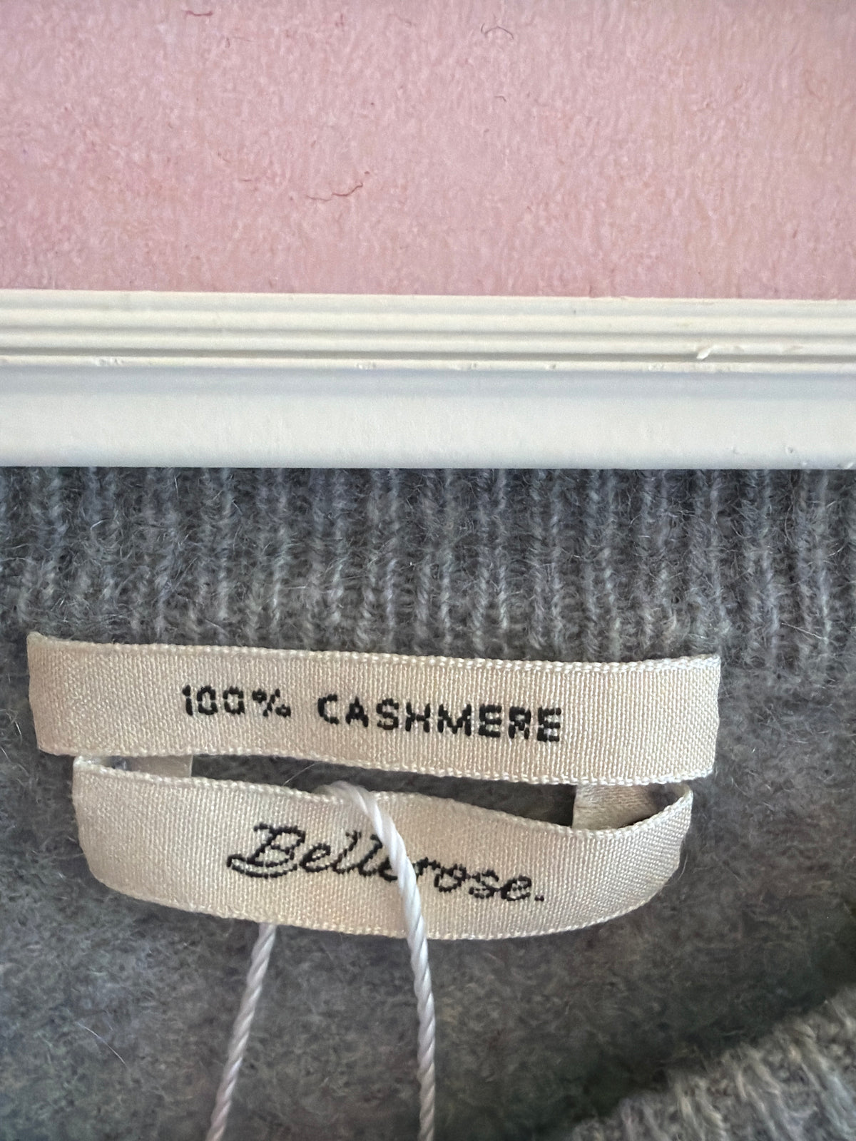 Bellerose Heather Gray 100% Cashmere Sweater / Women's 2