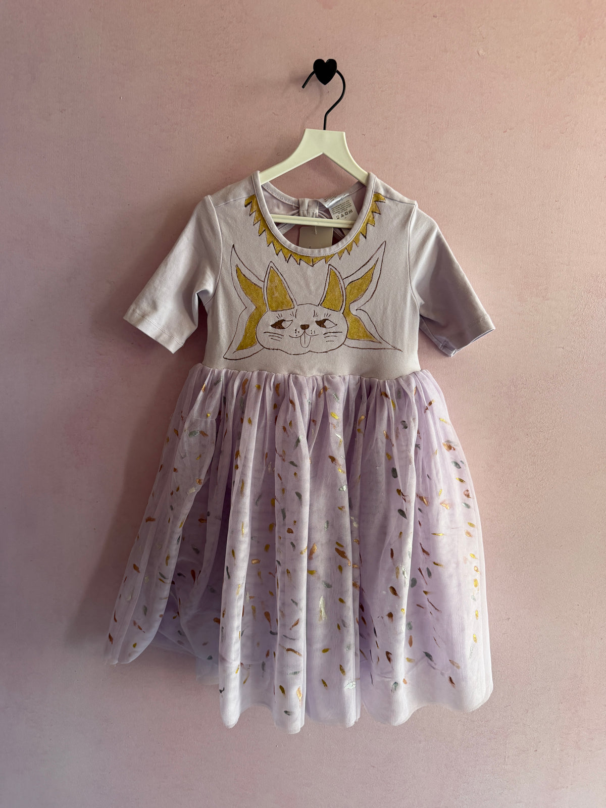 Hand Painted Cat Hanna Andersson Lavender Tutu Dress / 5