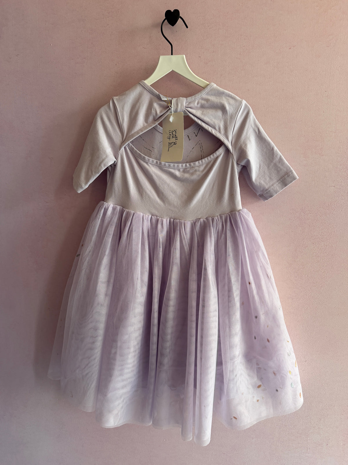 Hand Painted Cat Hanna Andersson Lavender Tutu Dress / 5