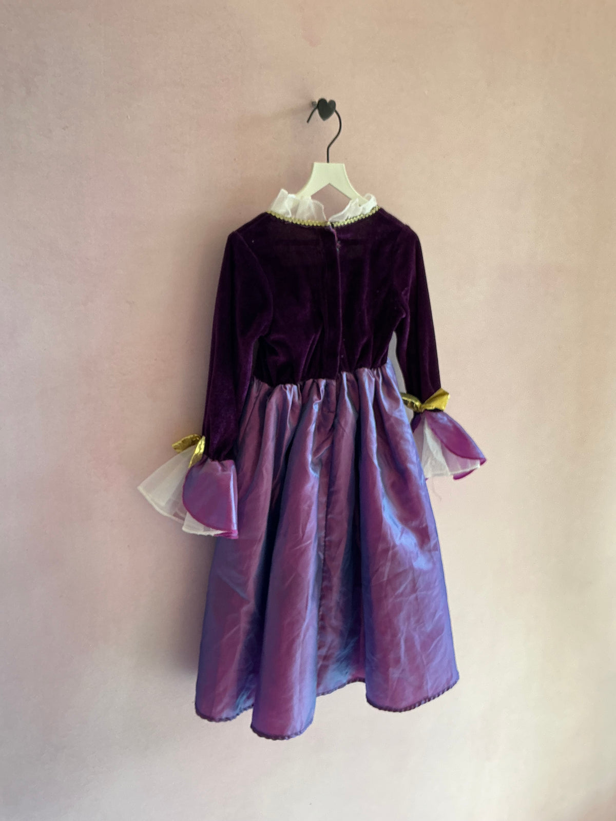homemade Purple and Gold Princess Dress Up Costume / 3-4T