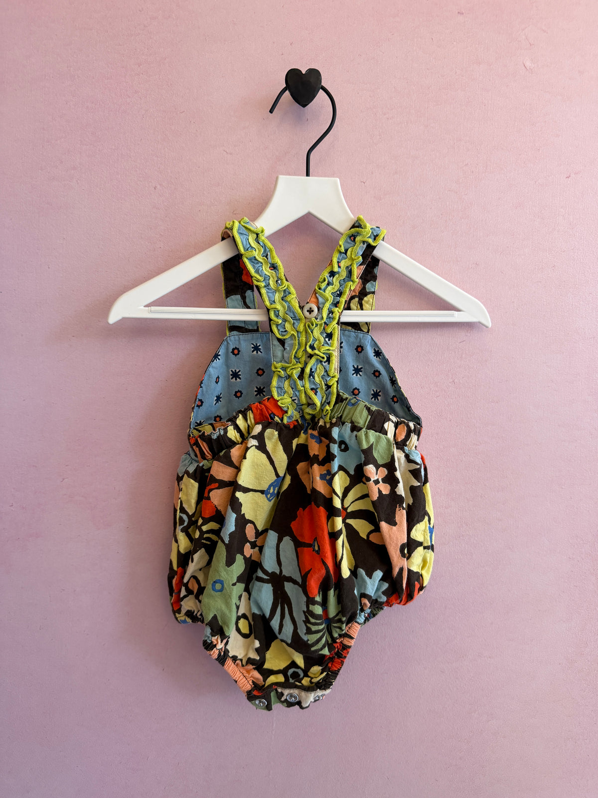 Misha + Puff Floral Bubble Romper / 0-6 months
