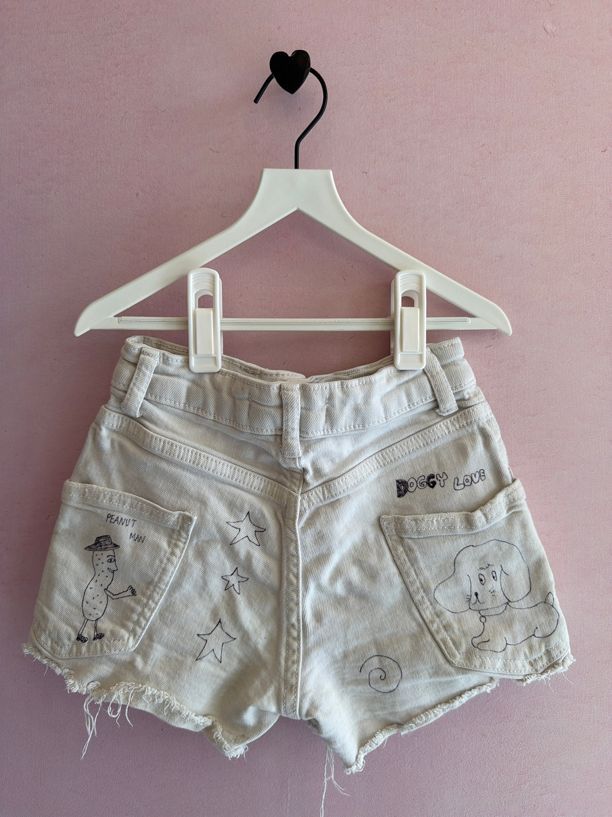 "Senior Cords" Style OFAK Puppy Cutoff Shorts / 8