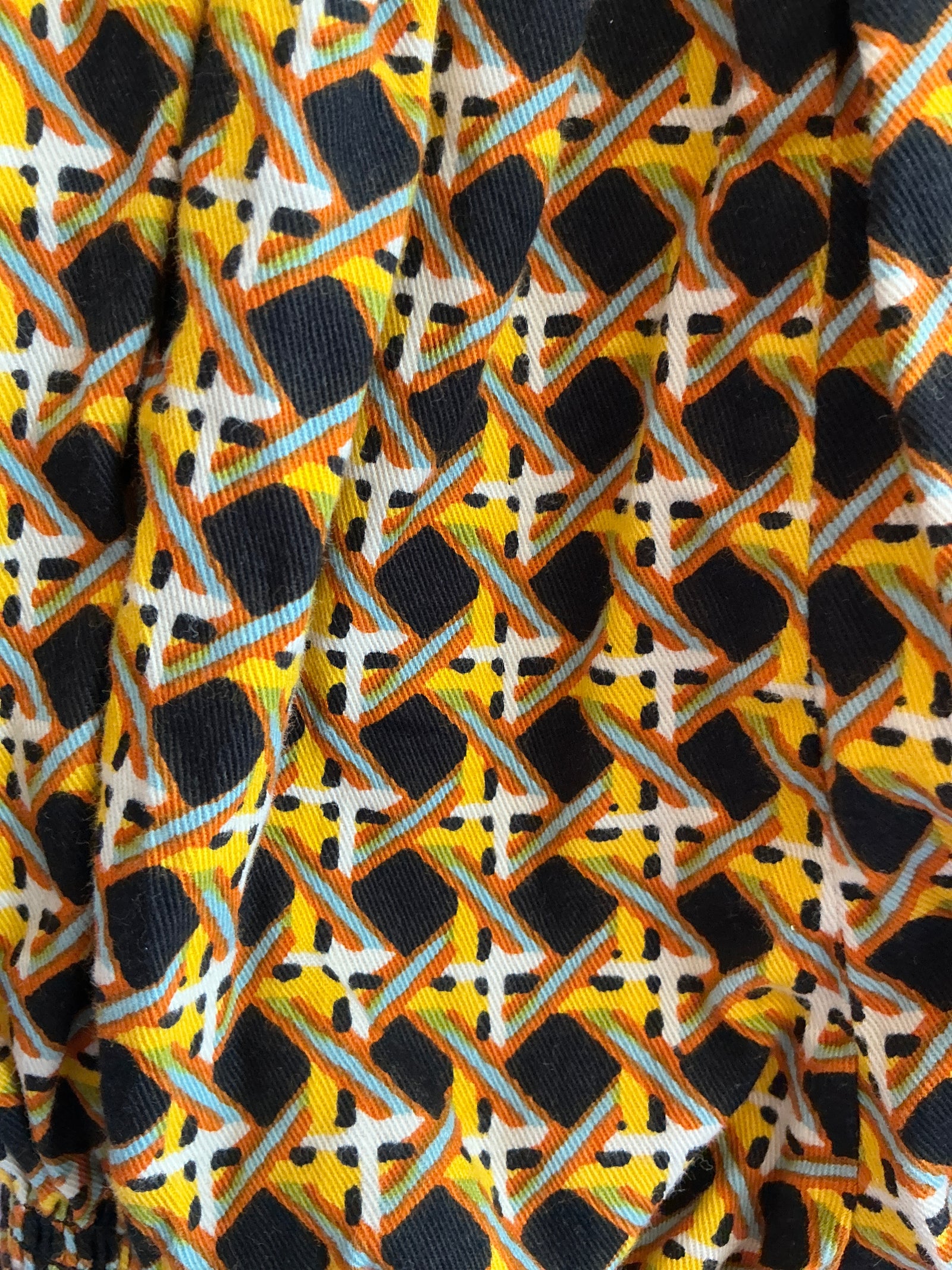 misha & puff Black Geometric Grid Bubble shorts / 0-6 months