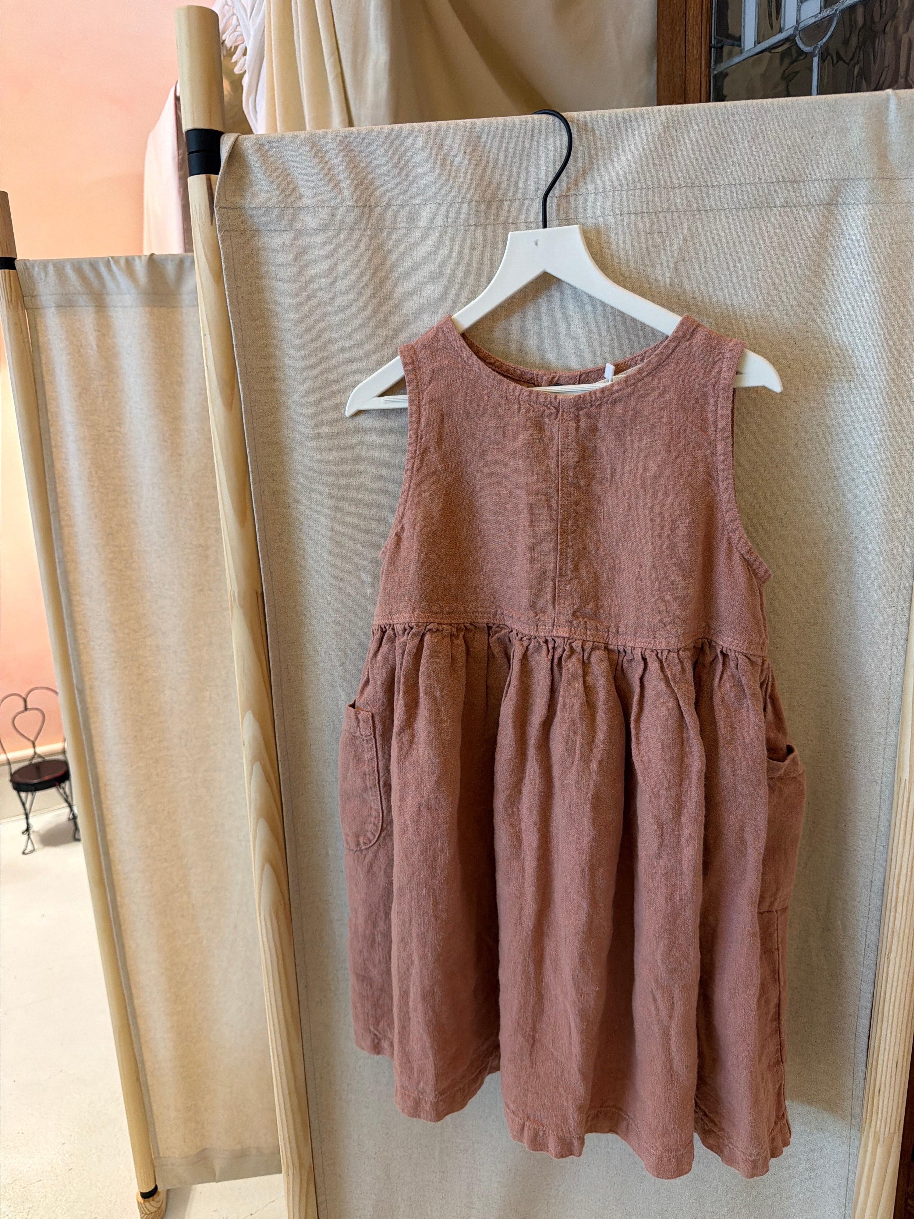 Siskin Aspen Dress in Peony / 5-6