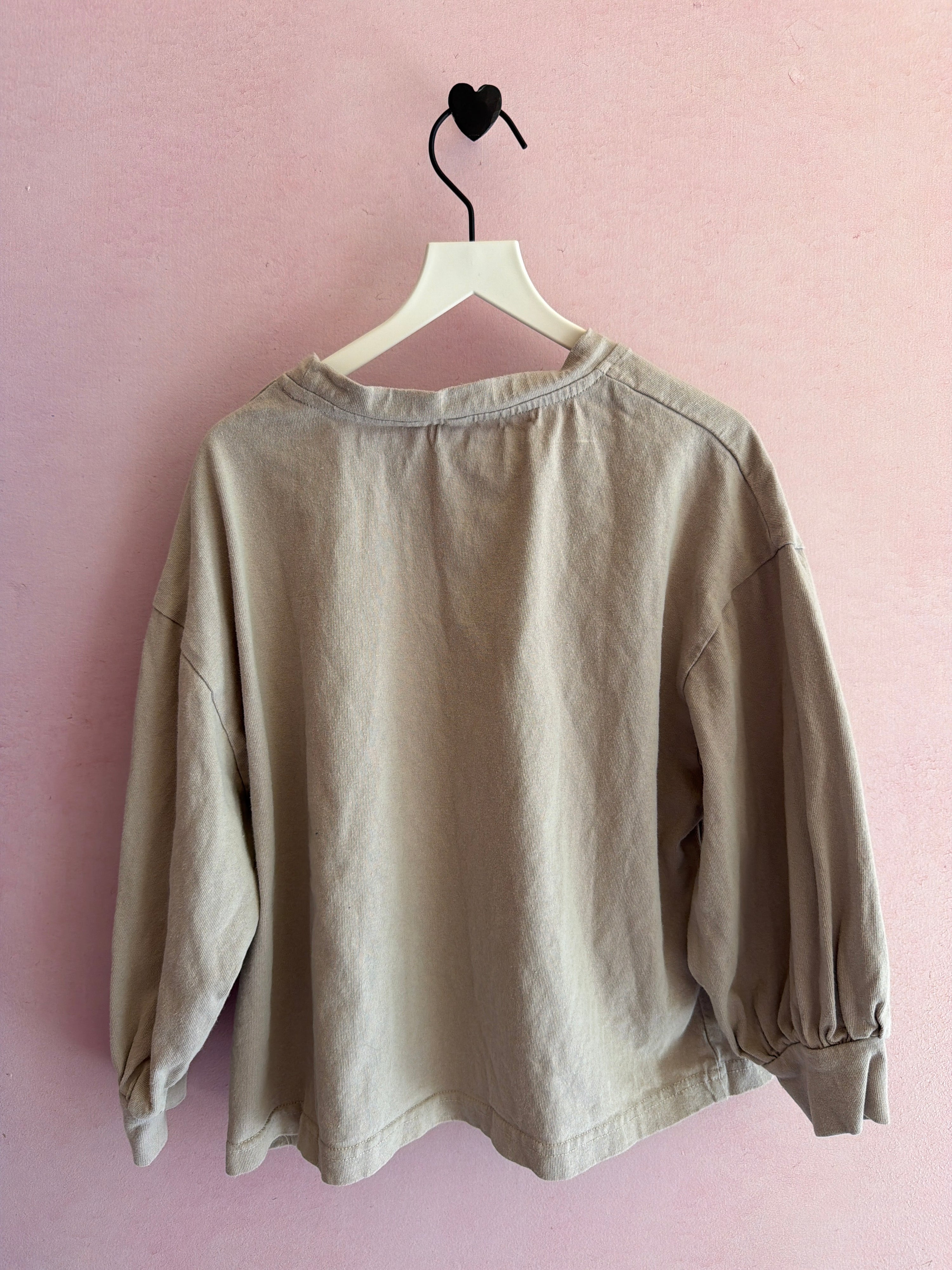 ad baby Black Flower Long Sleeve Shirt / 6