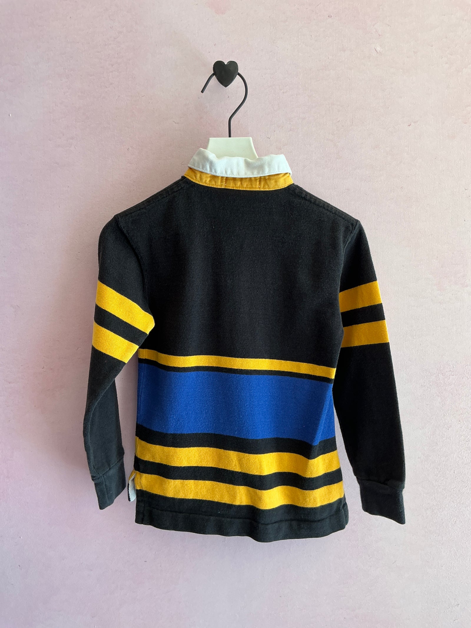 Lacoste Japanese Stripe Mama Mended Long Sleeve Polo Shirt / 4-5 years