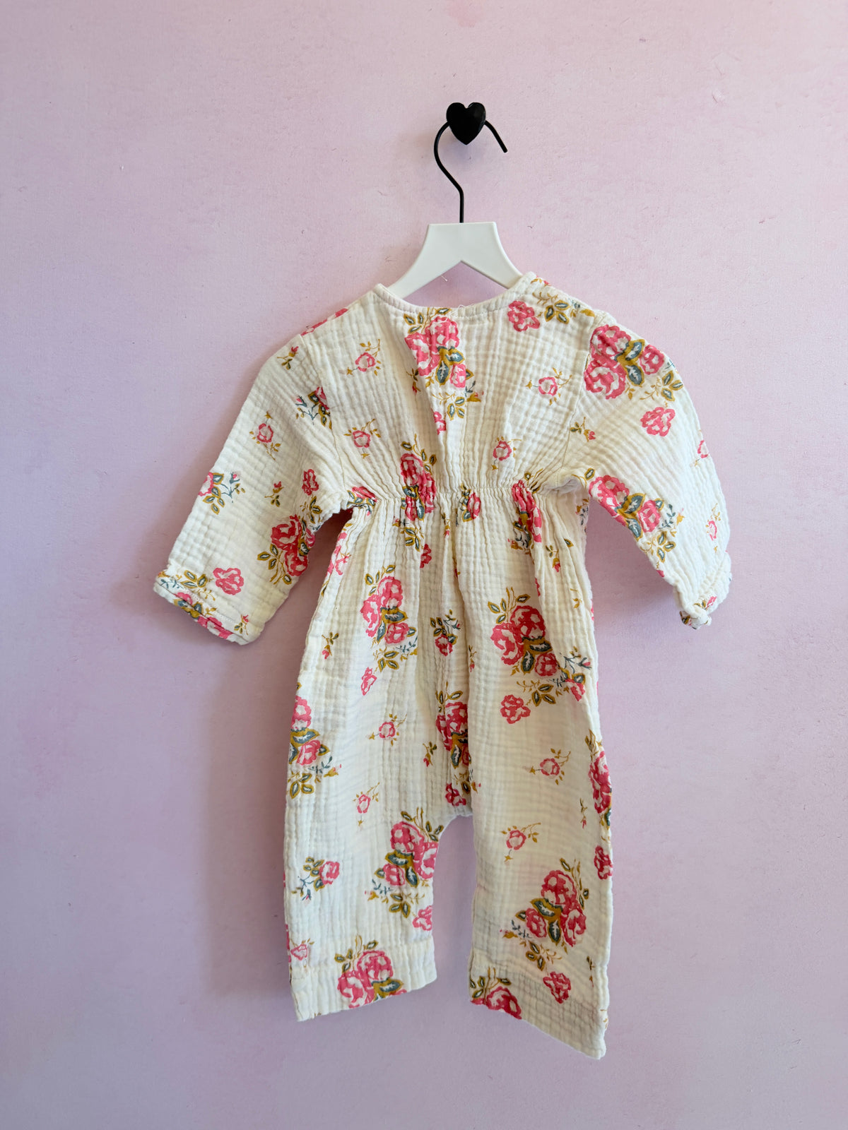 Risu Risu Muslin Floral Romper / 6-12 months