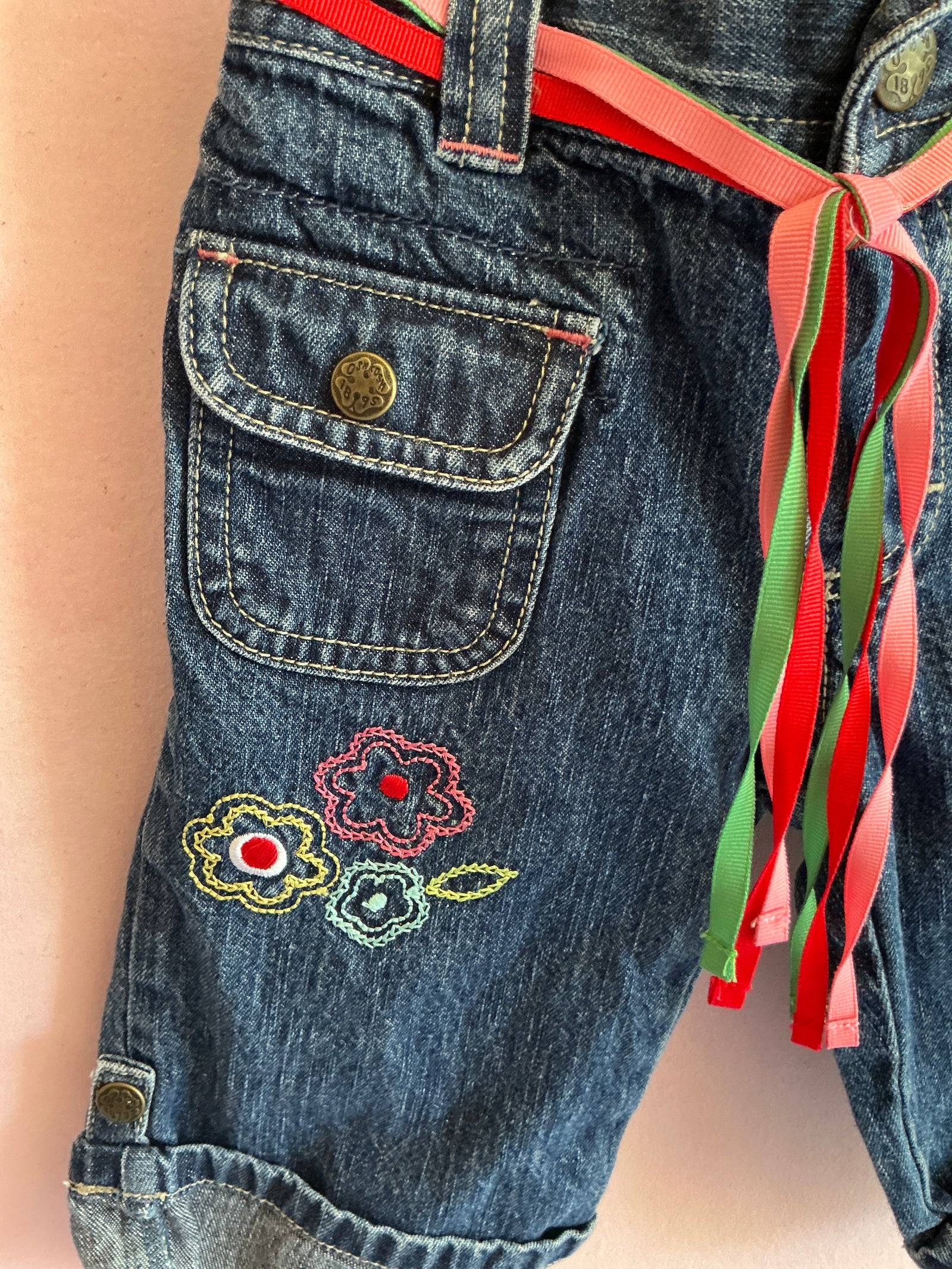 2007 practically vintage oshkosh ribbon denim / 2T