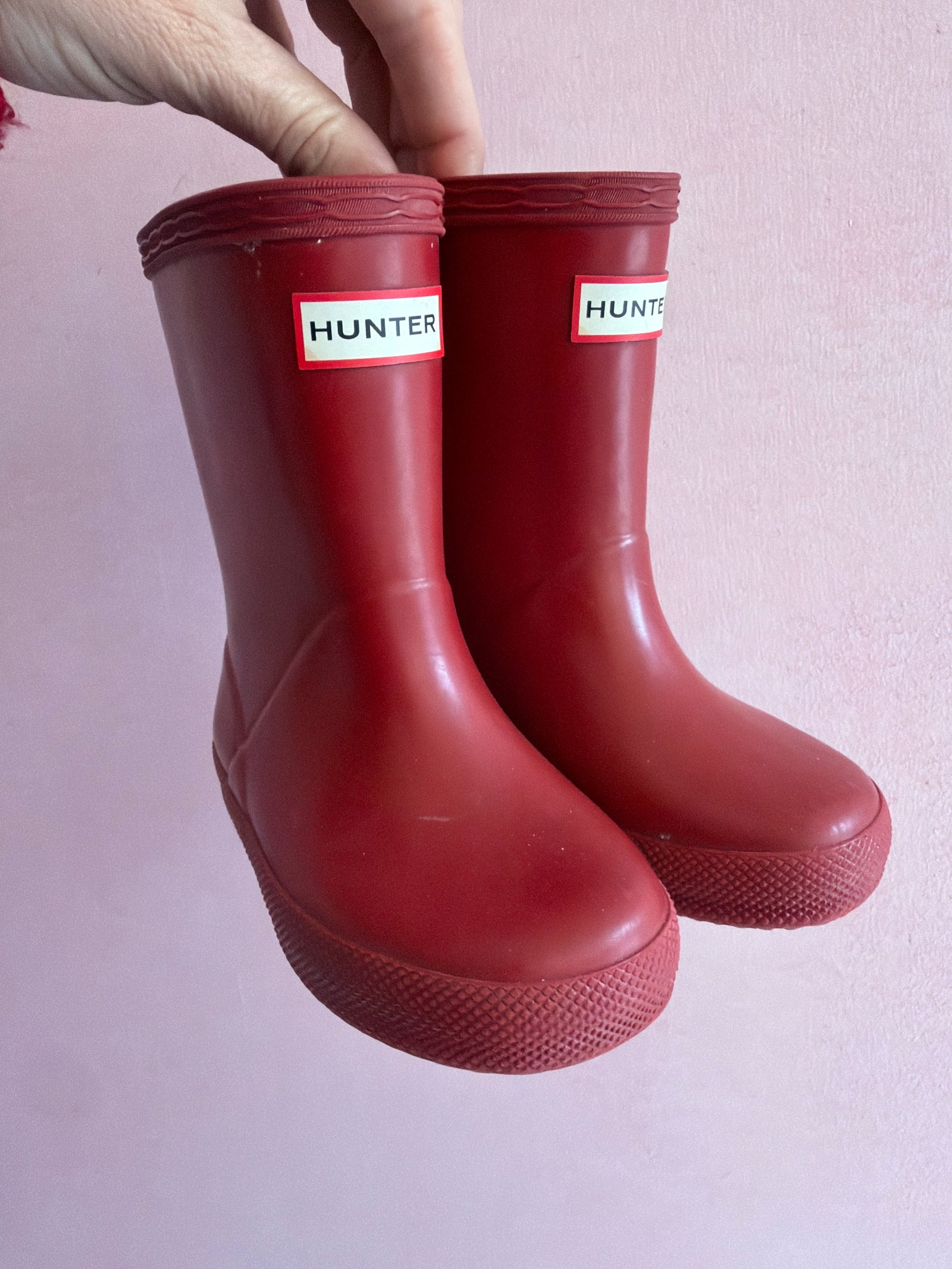 Hunter Burgundy Boots / 6