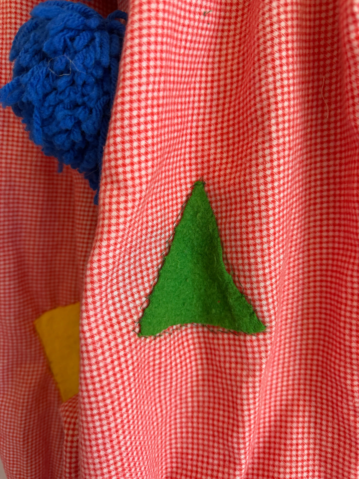 vintage handmade Clown Costume & collar / 4-6