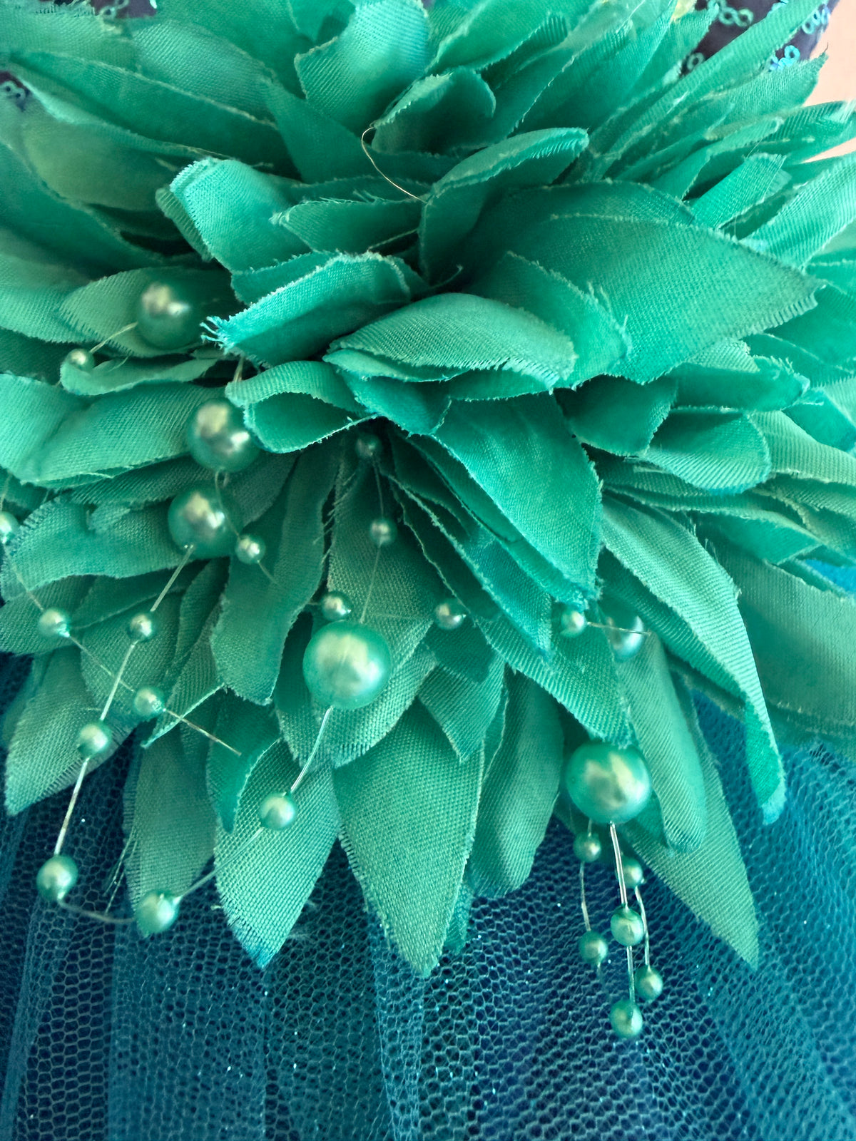 Curtain Call Costumes Radiant Reflection Teal Costume / Child Small