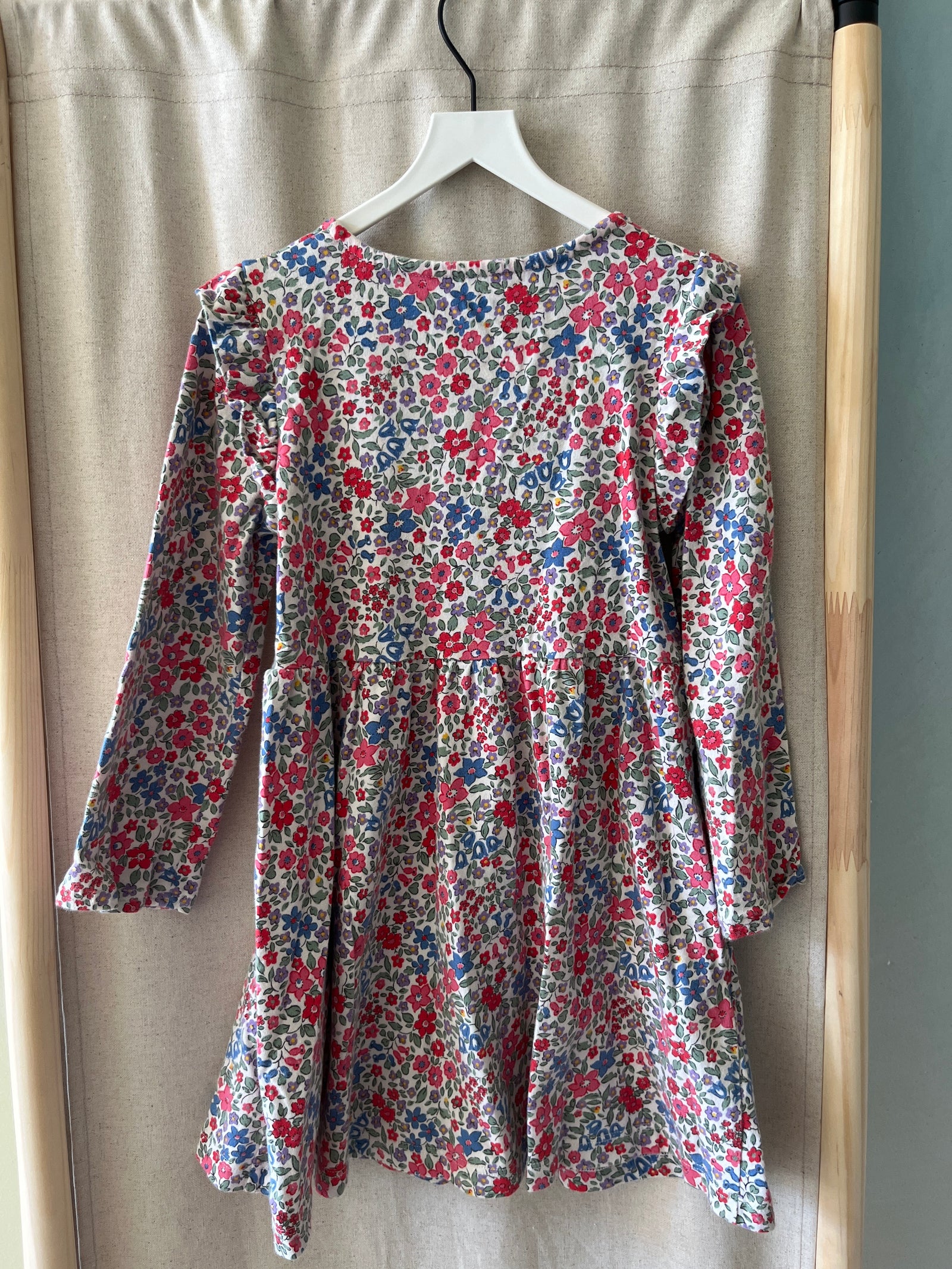 mini boden Floral Ruffle Twirl Dress / 5-6