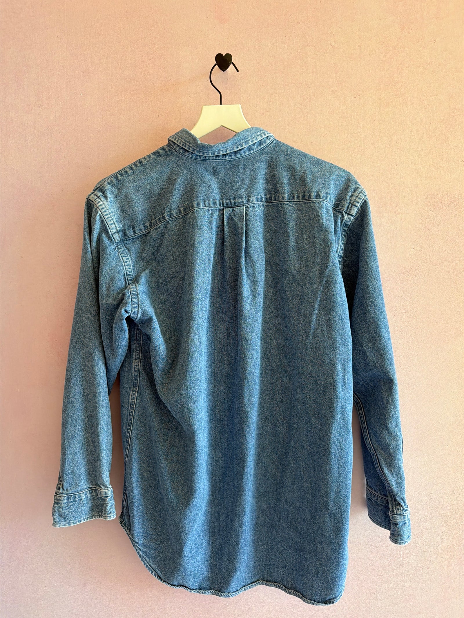 vintage 90s Ralph Lauren Chambray Shirt / Men's