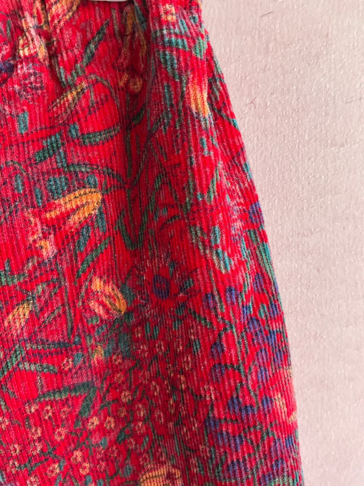 vintage Red Tulip Bell Bottoms pants / 3T