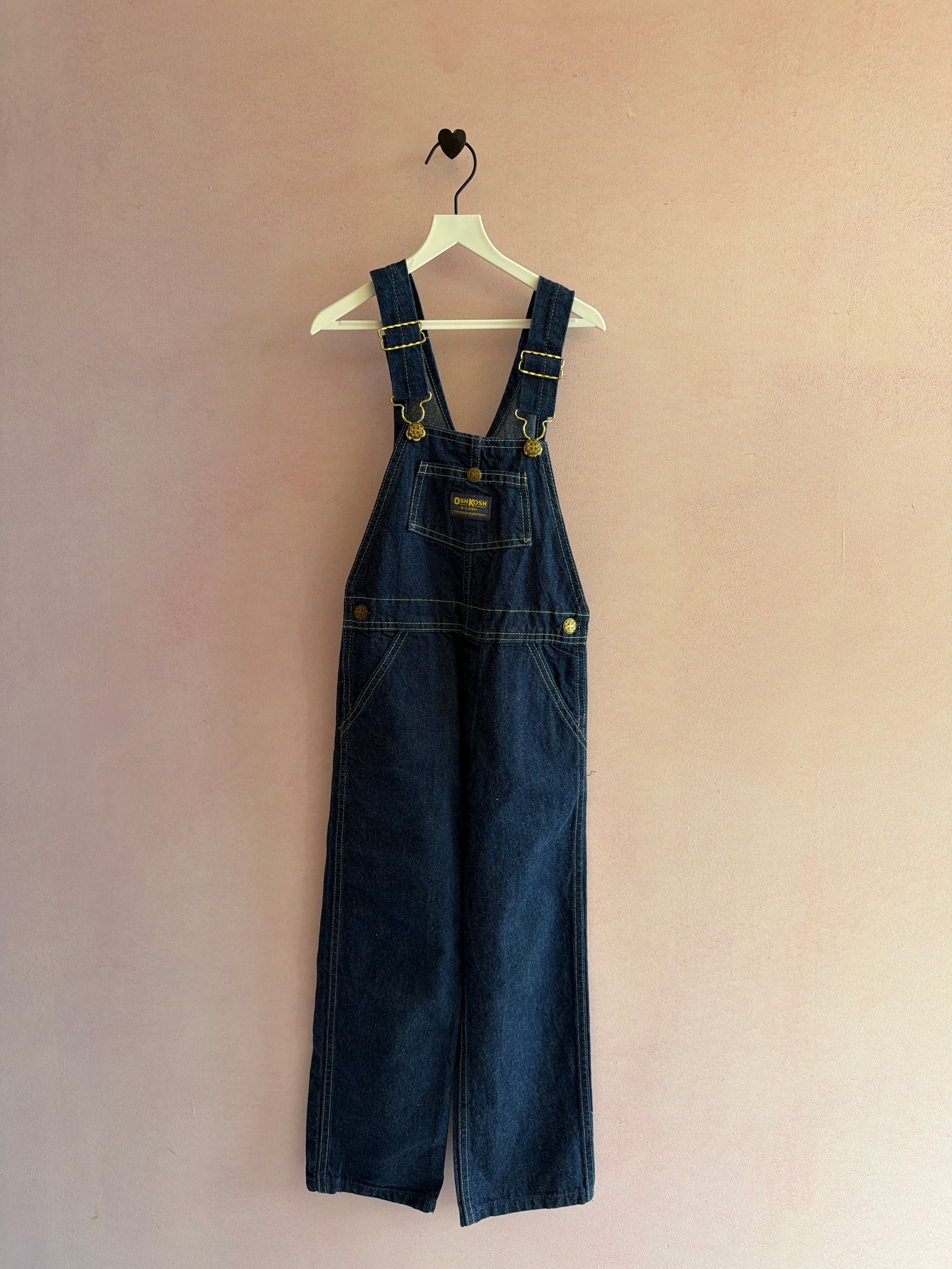 vintage 80s OshKosh B'gosh Dark Blue overalls / 6