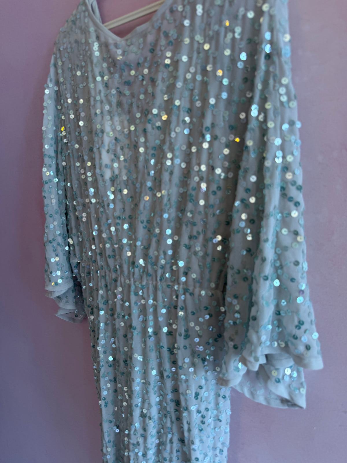 ASOS Silver Sequin Dress / Women's 6