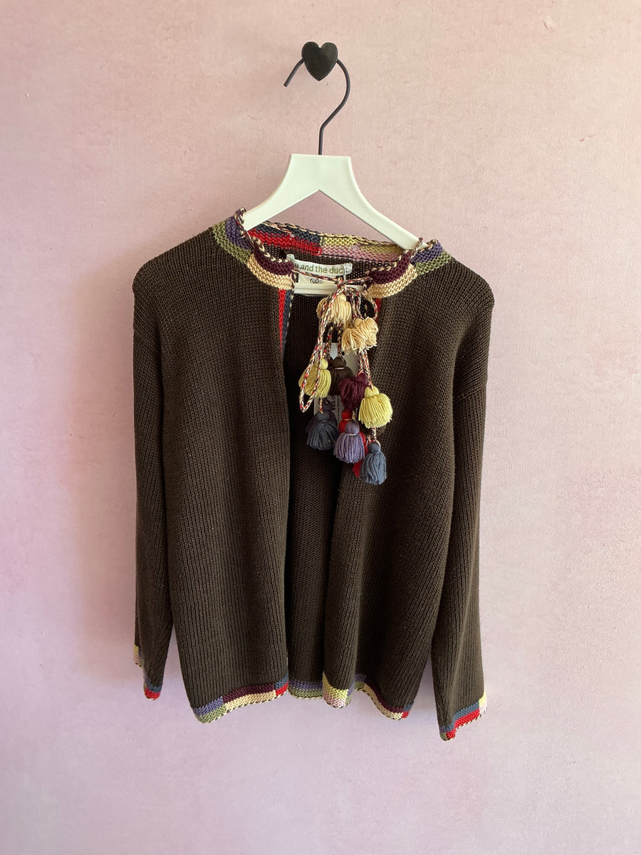 bu and the duck Rainbow Tassel Sweater / 6
