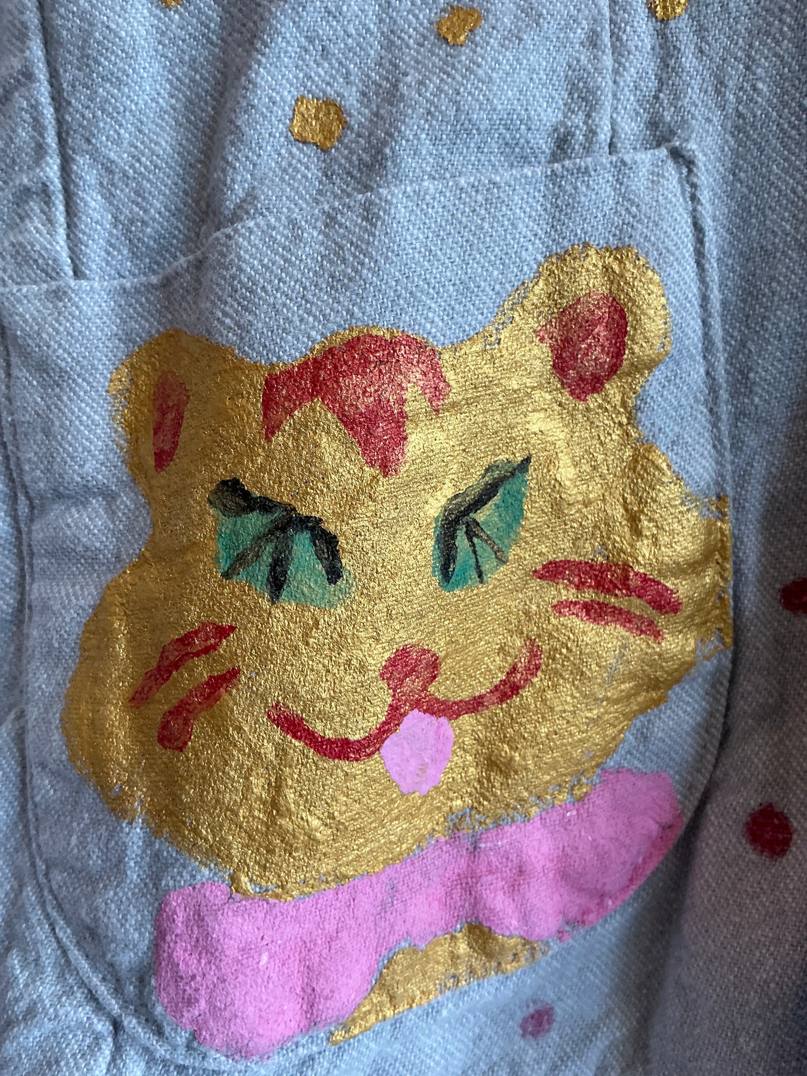 staizsh lucky cat gray jacket / 3-4T