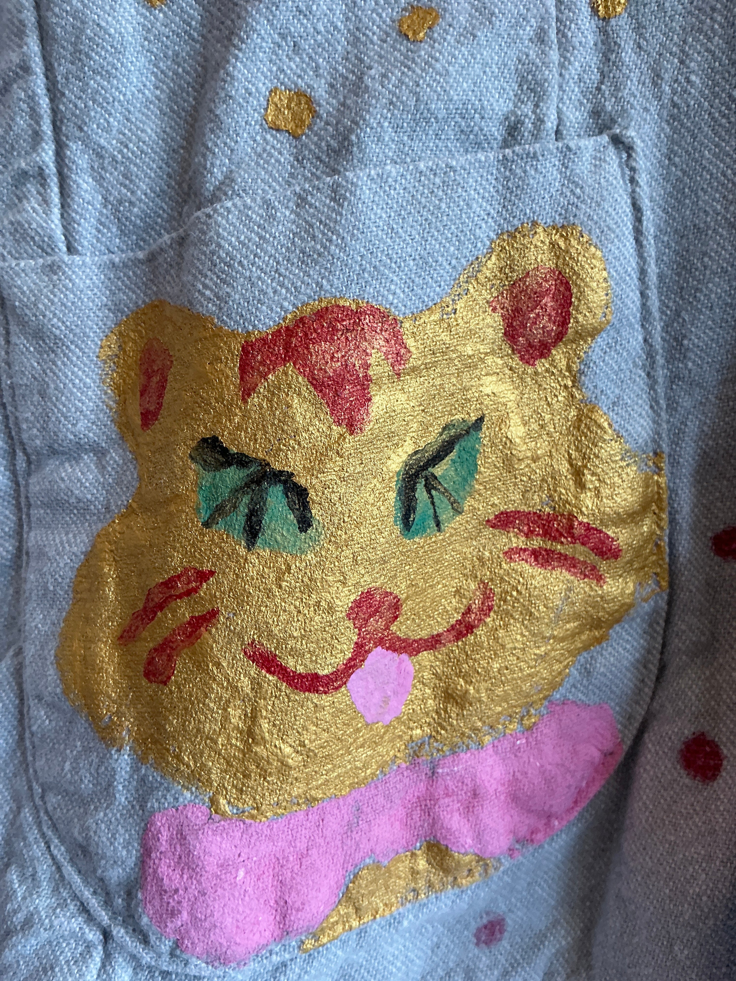 staizsh lucky cat gray jacket / 3-4T