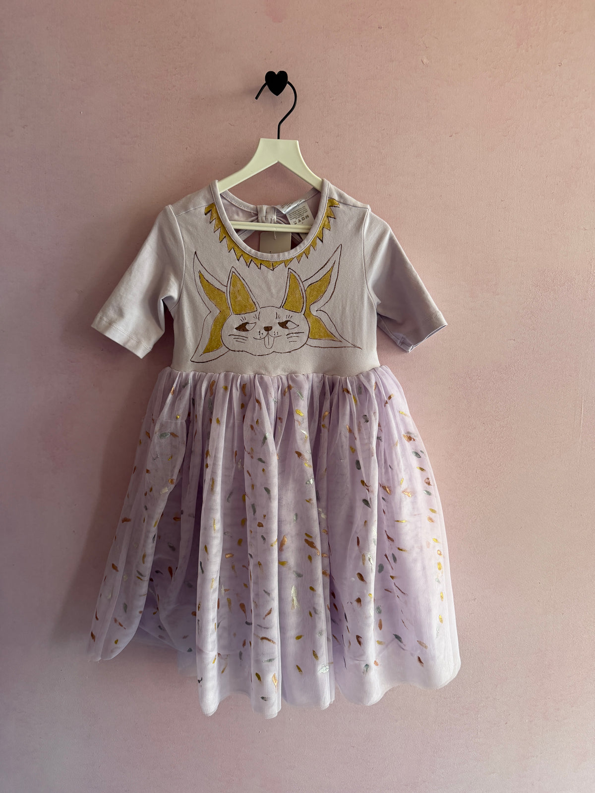 Hand Painted Cat Hanna Andersson Lavender Tutu Dress / 5